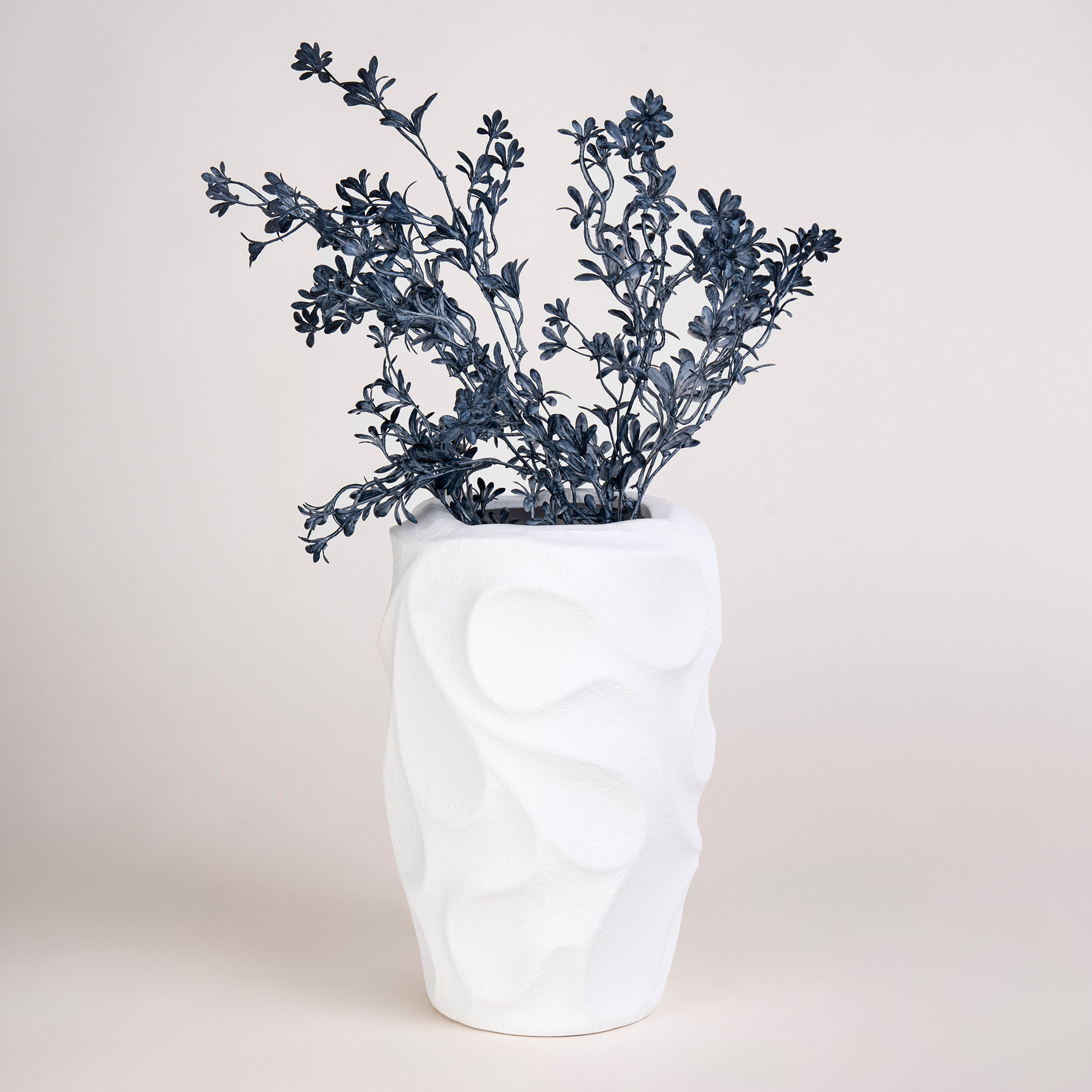 

Homez off white ceramic vase 21.5*21.5*32 cm
