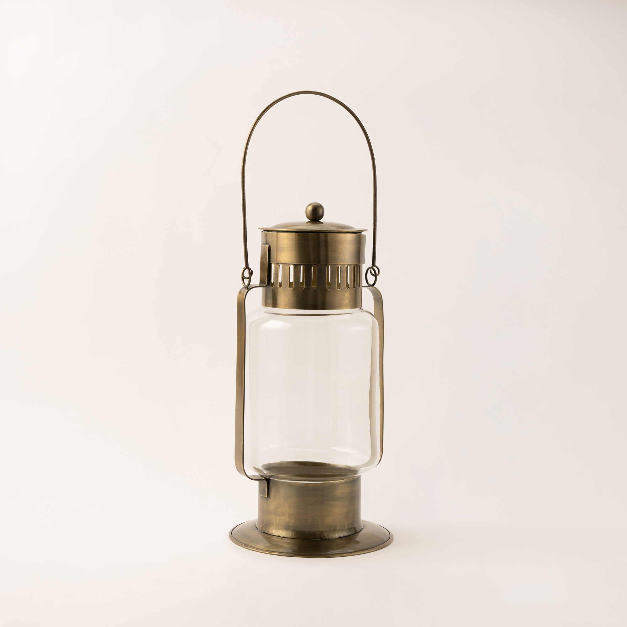 

Homez gold metal lantern 18*18*41 cm