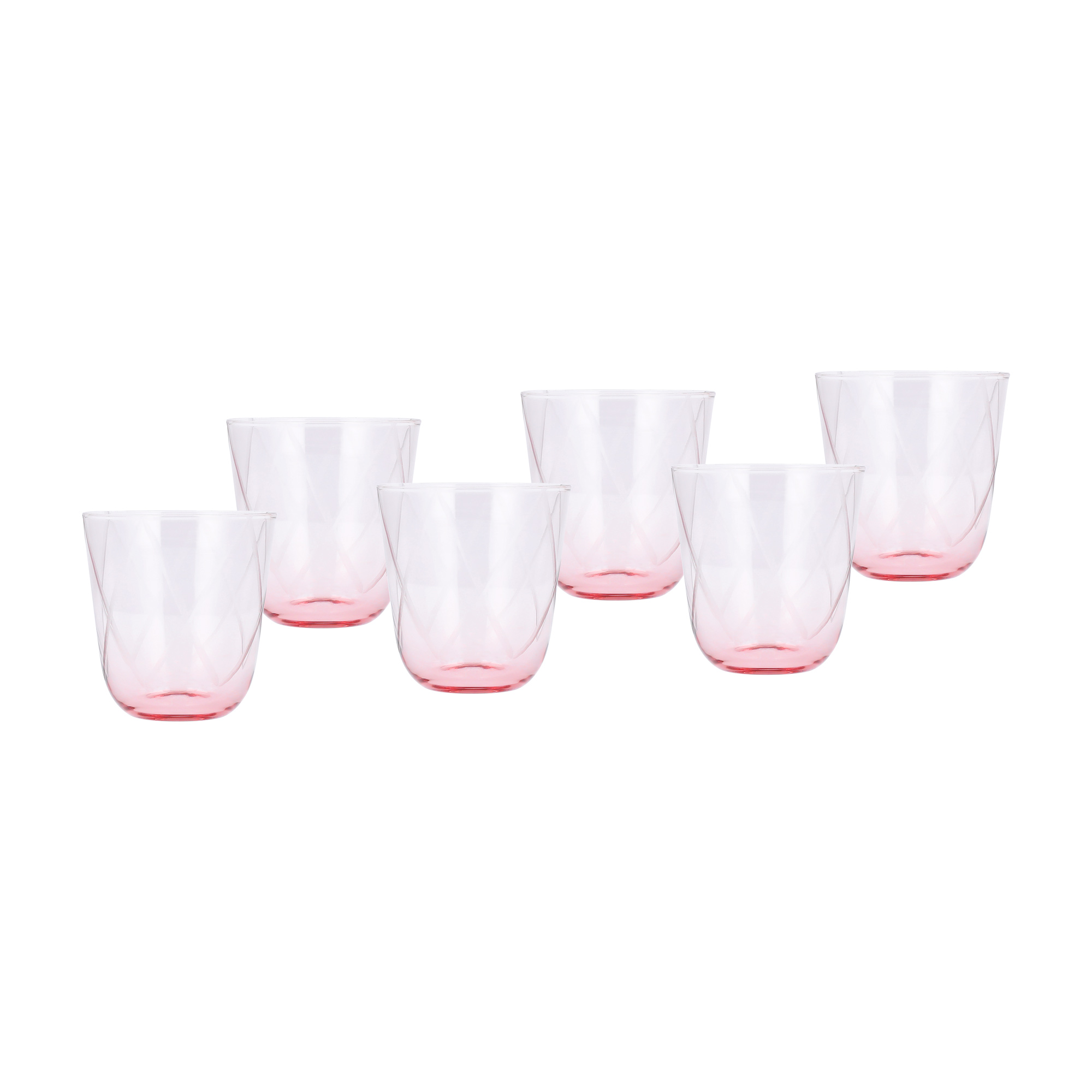 

Set Of 4 Clear Dof With Spray Purple & Cutting