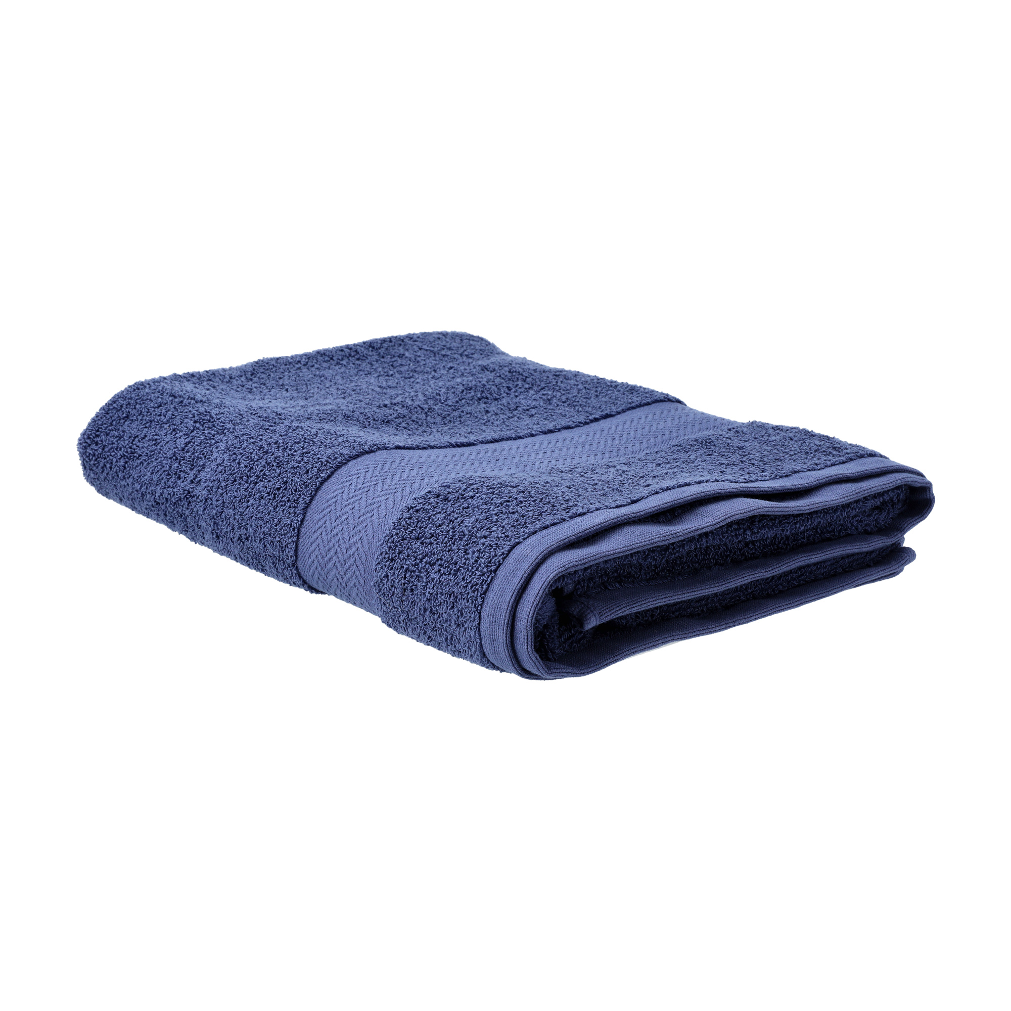

COTTAGE Bath Towle Zero Twist Indian Cotton 70x140 400 GSM Dark Blue