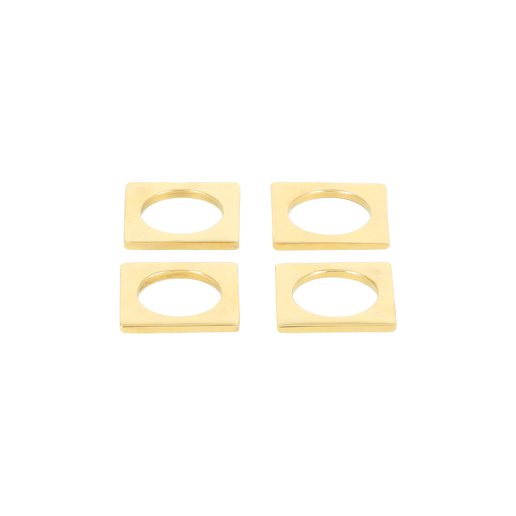

4 Pcs Set Metal Napkin Rings