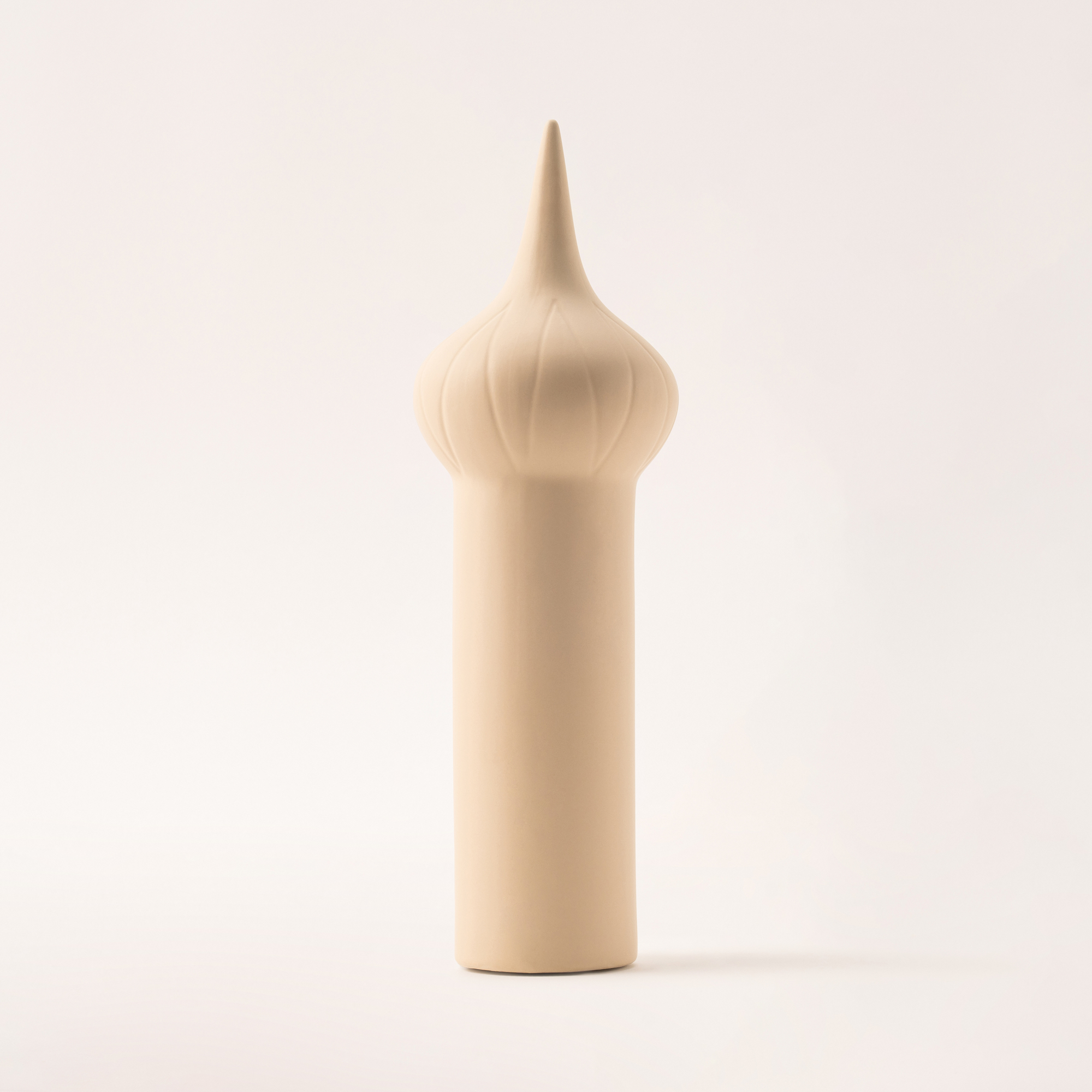 

Homez beige ceramic Ramadan decoration 10*10*32.8 cm