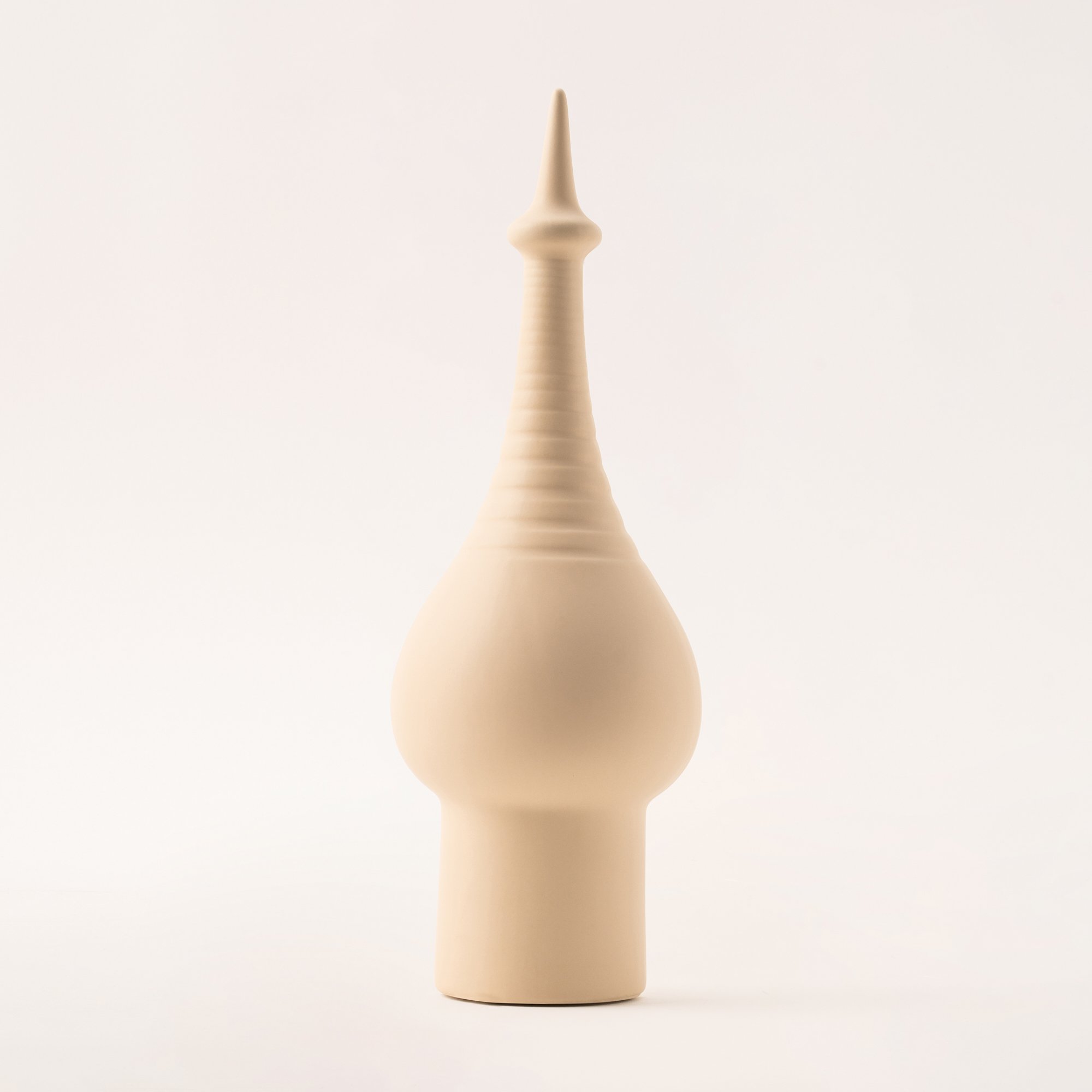 

Homez beige ceramic Ramadan decoration 12.8*12.8*37.7 cm