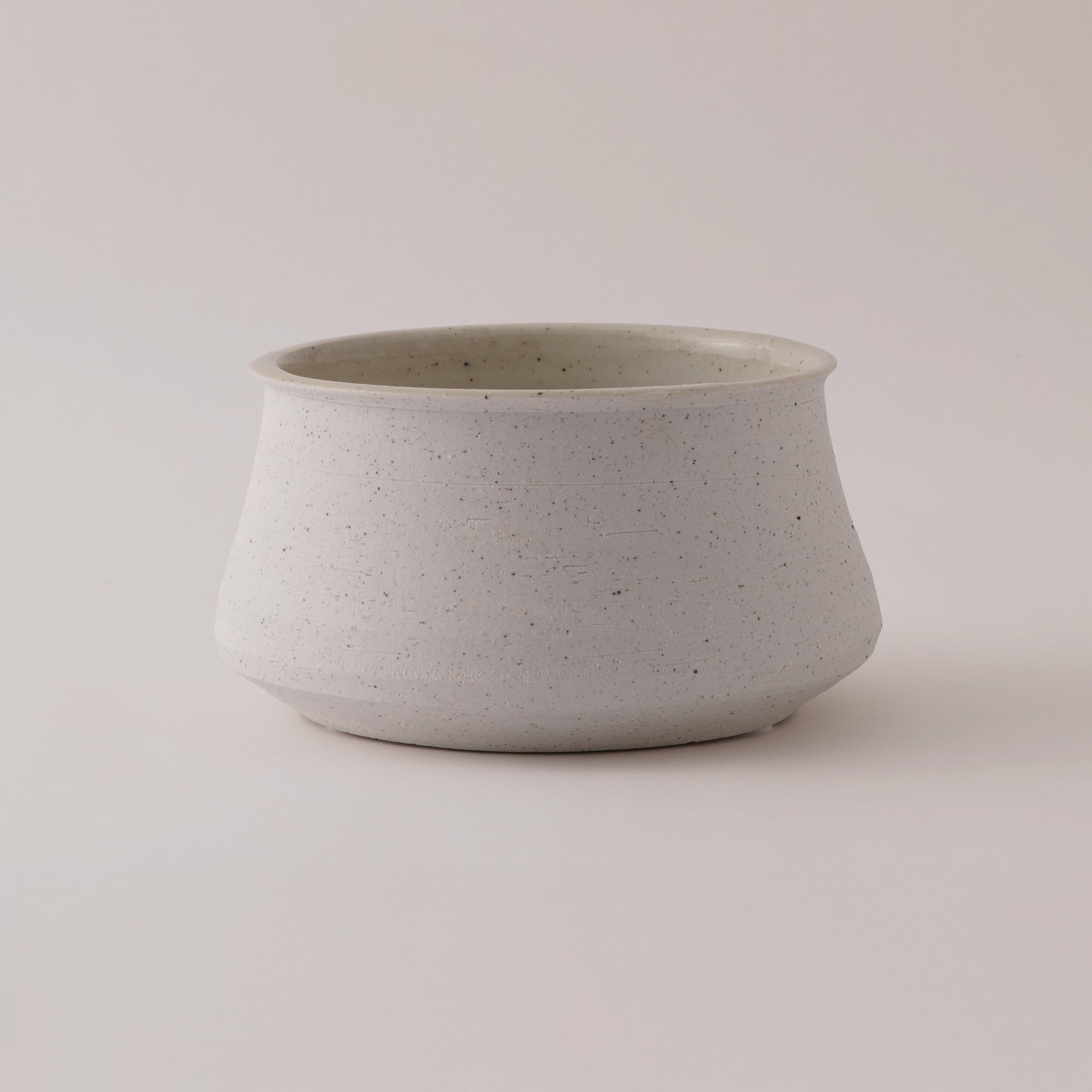 Homez Ceramic Decor Pot, Beige 18*18*10 Cm