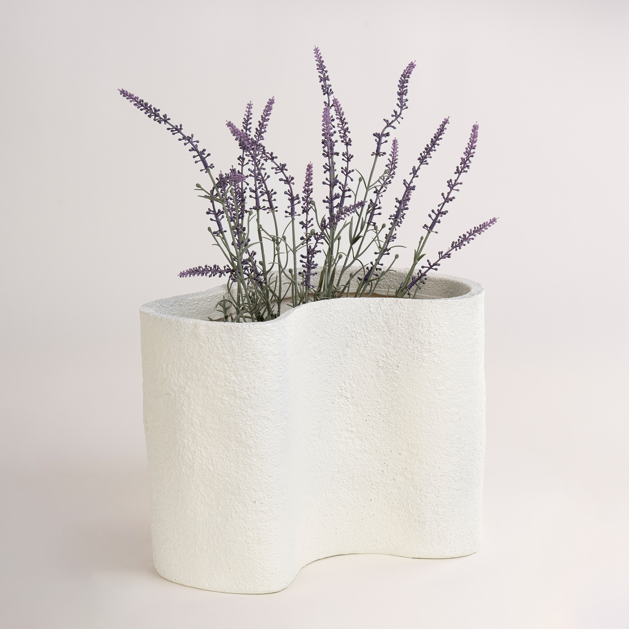 

Homez off white resin plant pot 32.4*35.7*25 cm
