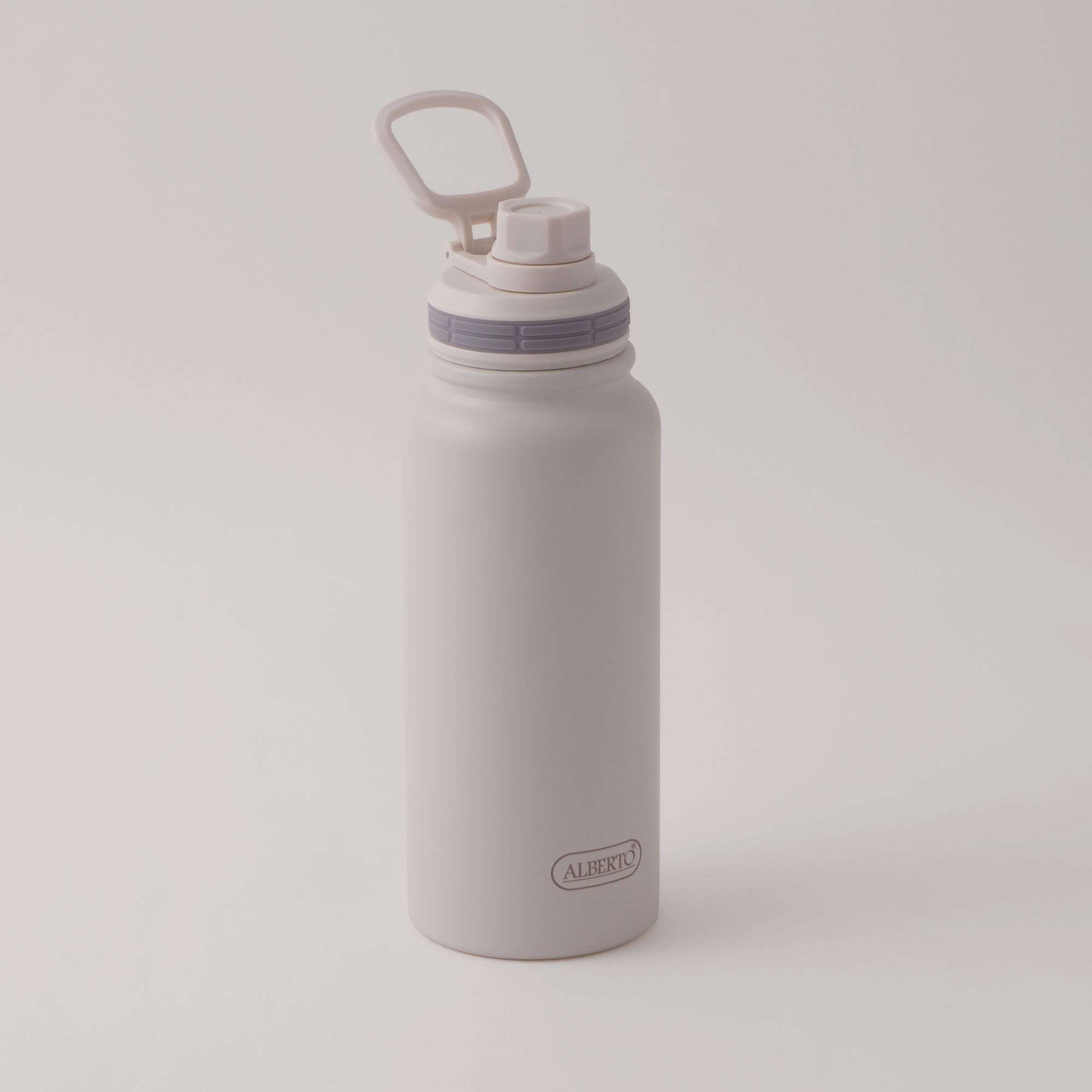 ألبرتو قارورة رياضية مزدوجة الجدار من ستانلس ستيل، بيج 800مل