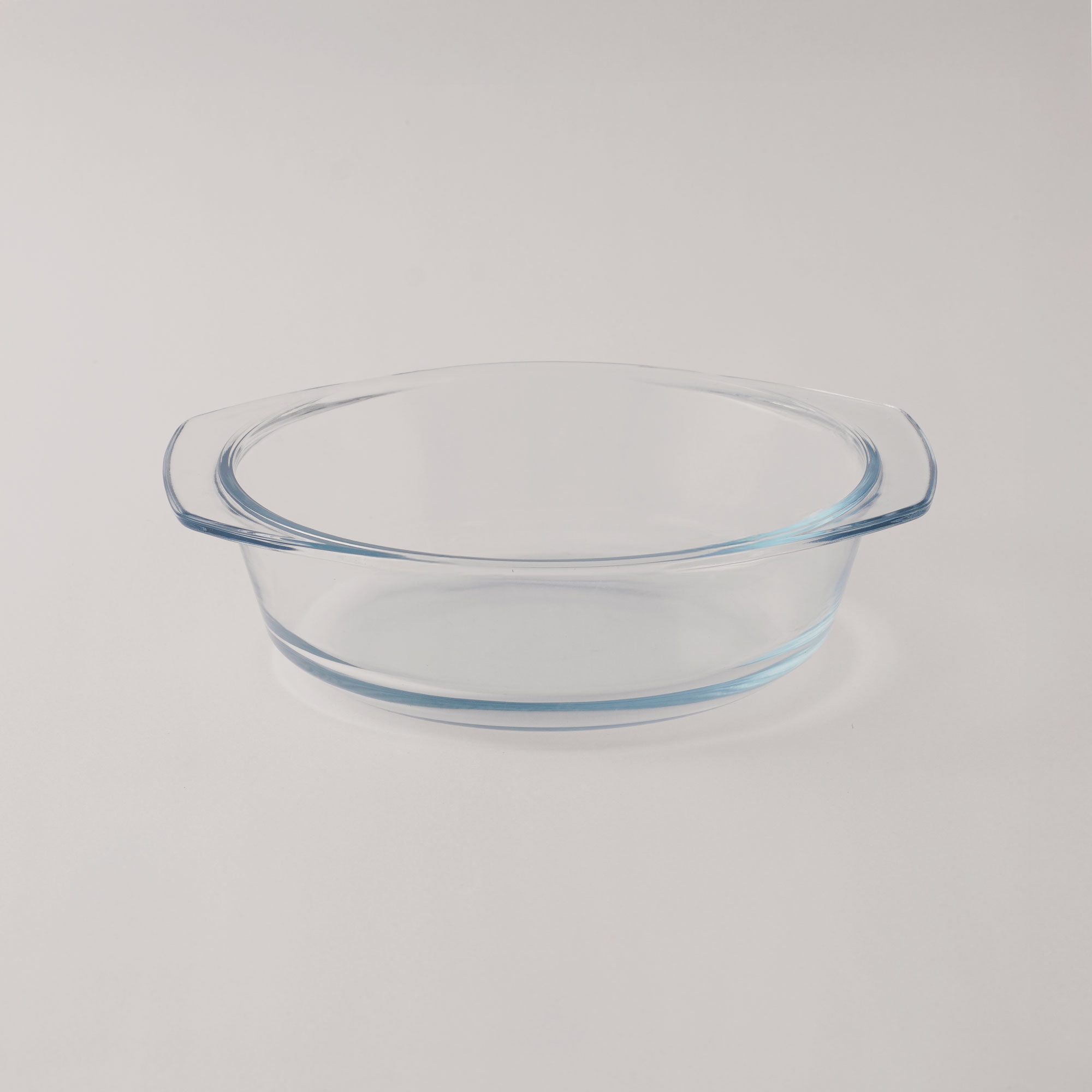 البرتو طاجن دائري بغطاء زجاج بروسليكات 1.5لتر