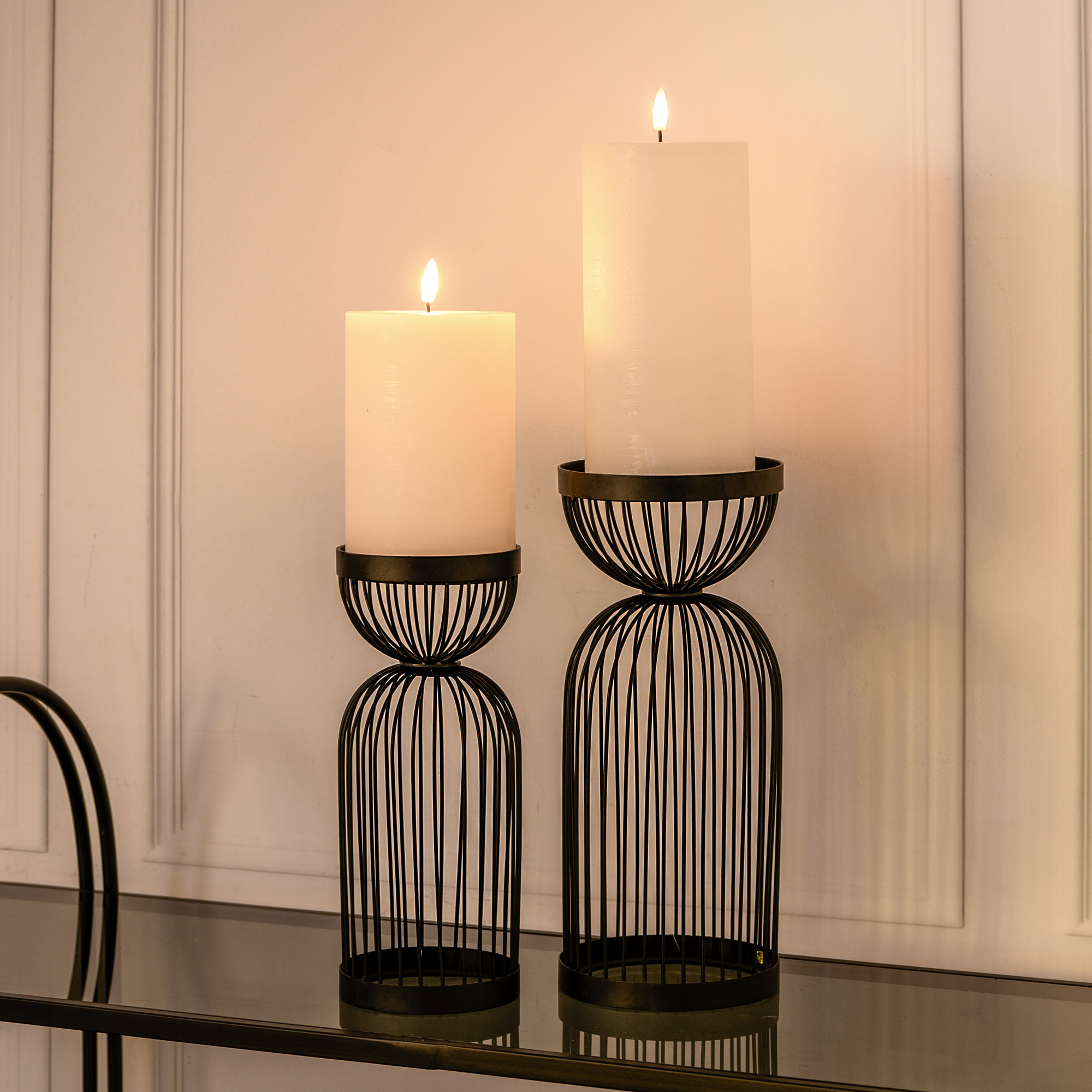 

Candle Holder Wired 10.5*10.5*26.5 cm