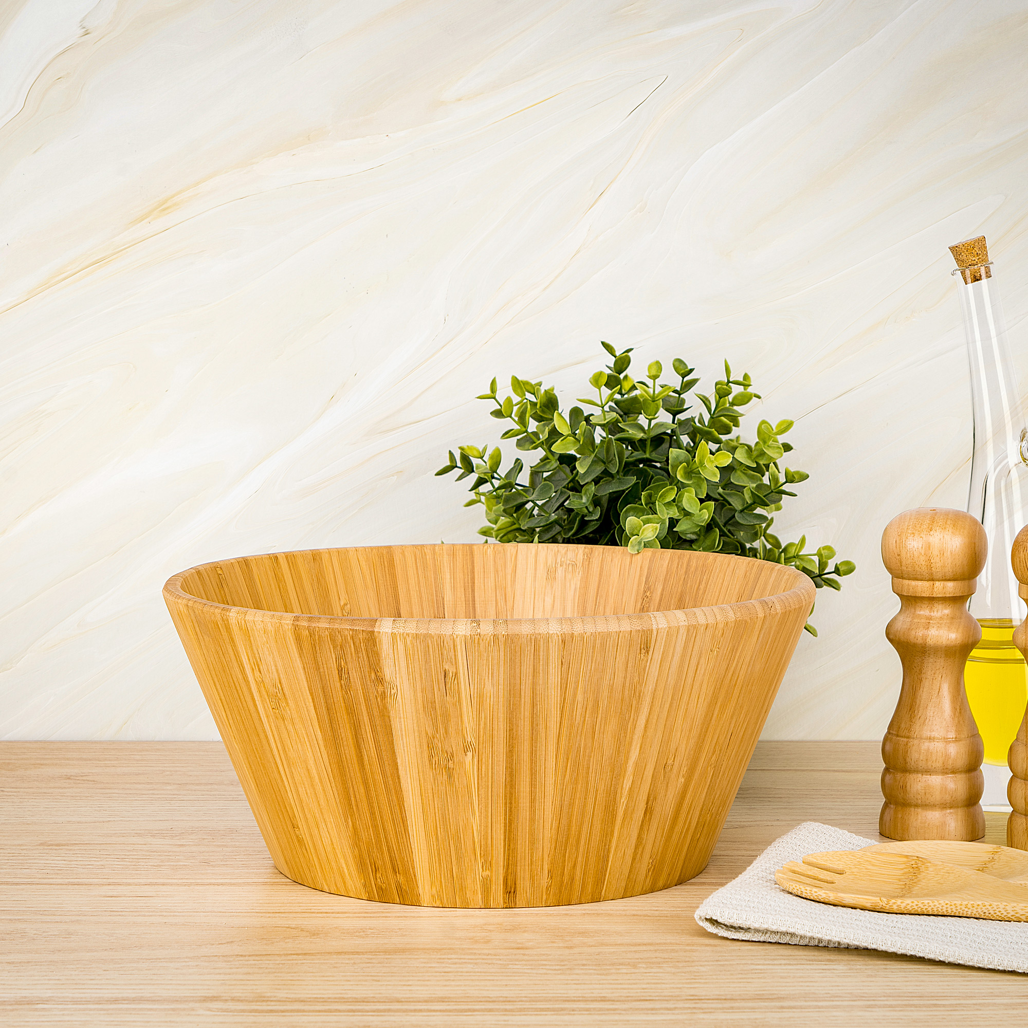 

Alberto Bamboo Salad Bowl Round