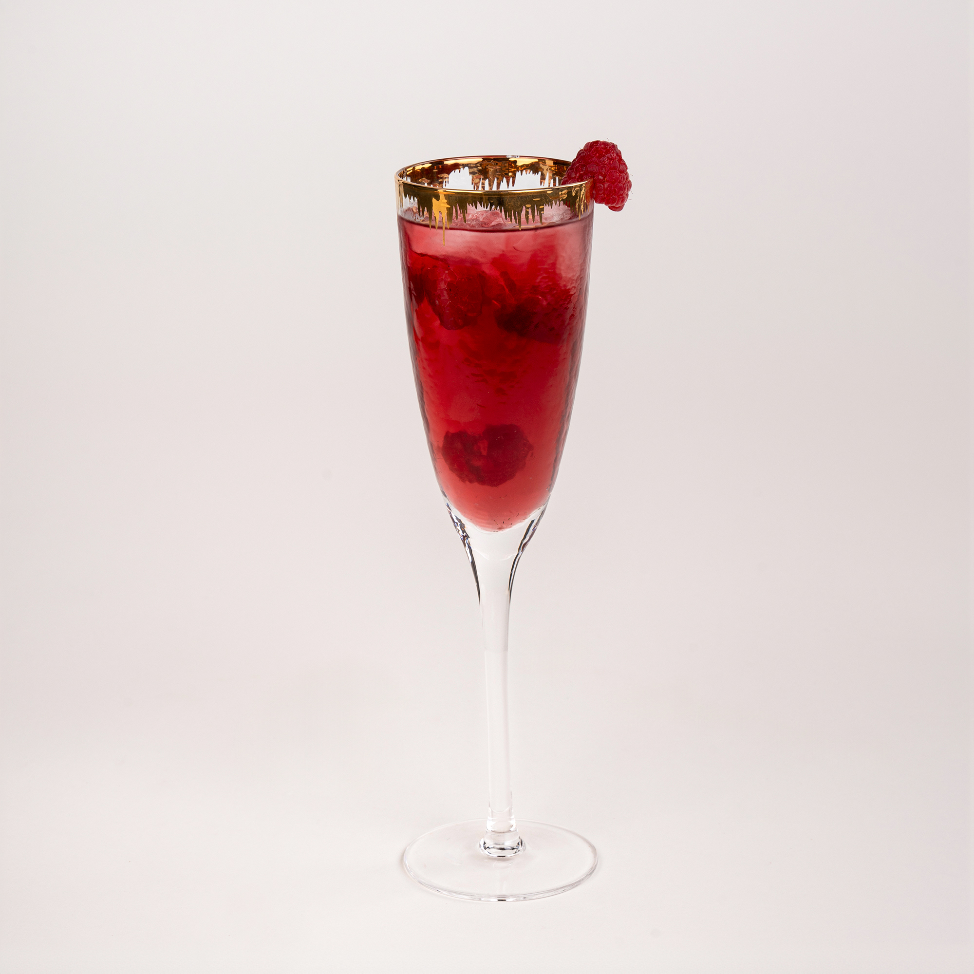 

Painted Stemglass With Gold On Top 4 Pcs