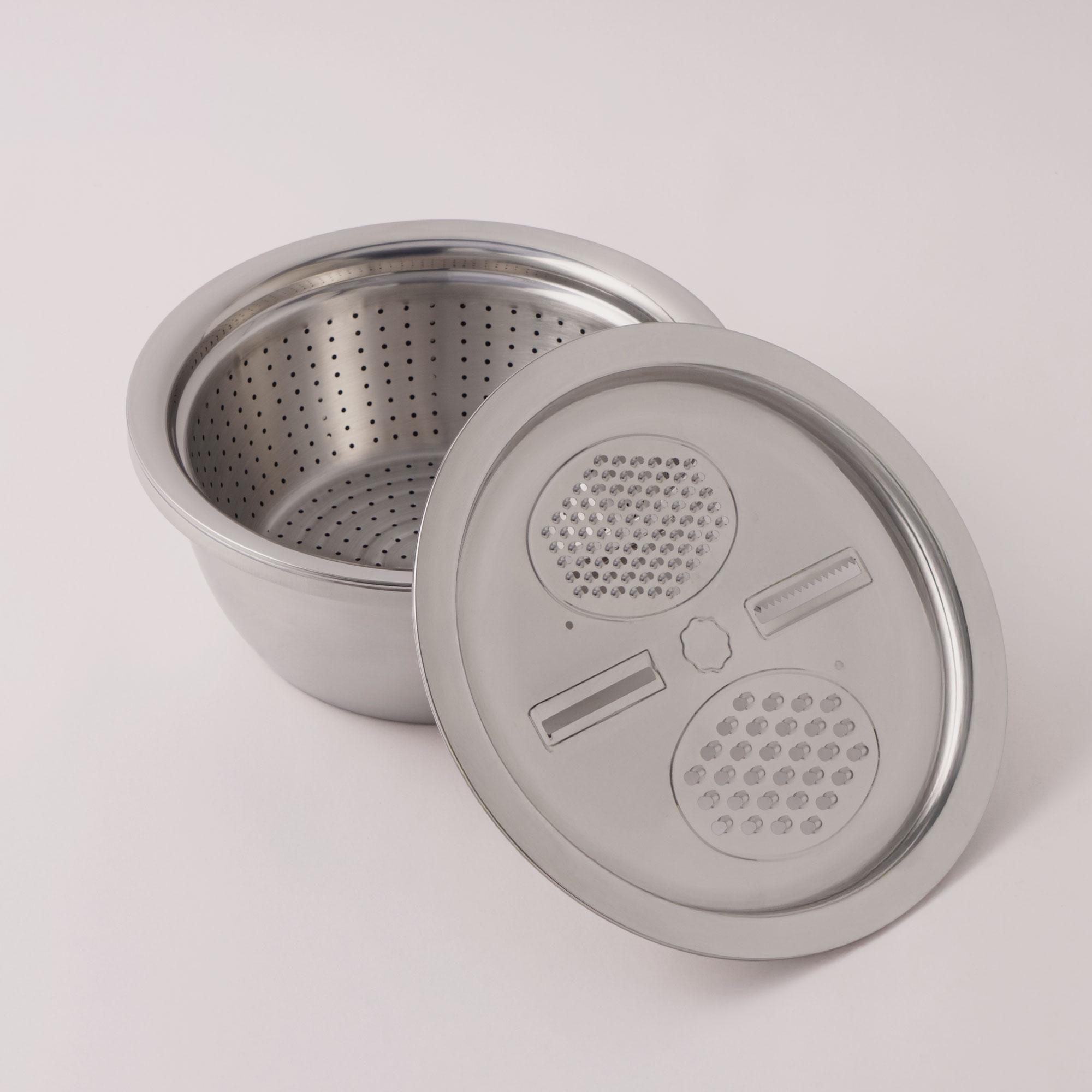 Alberto stainless steel 3pcs set, silver