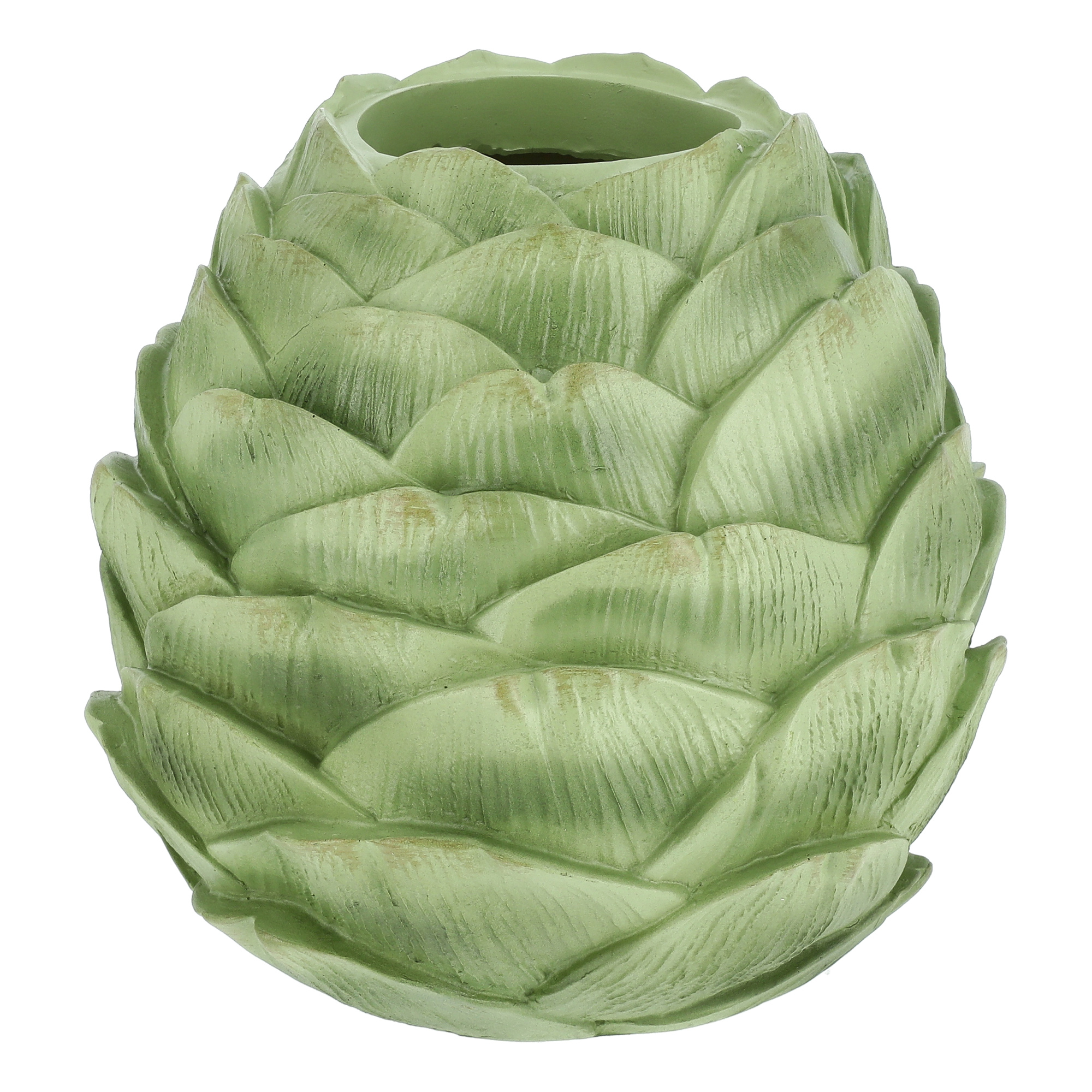 

Green resin vase 26.5*26.5*25.8 cm