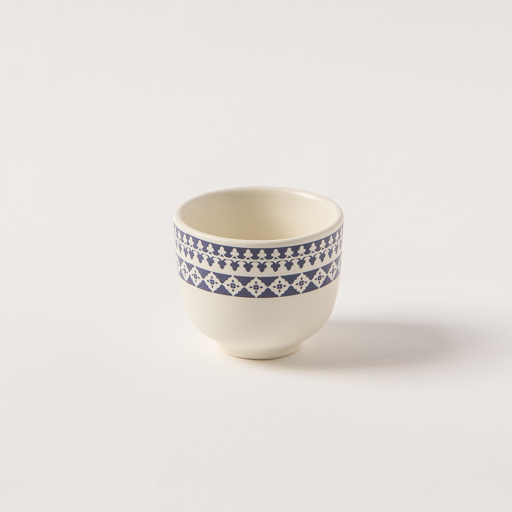 

Bahja blue & white porcelain 6 pcs Arabic coffee cup set