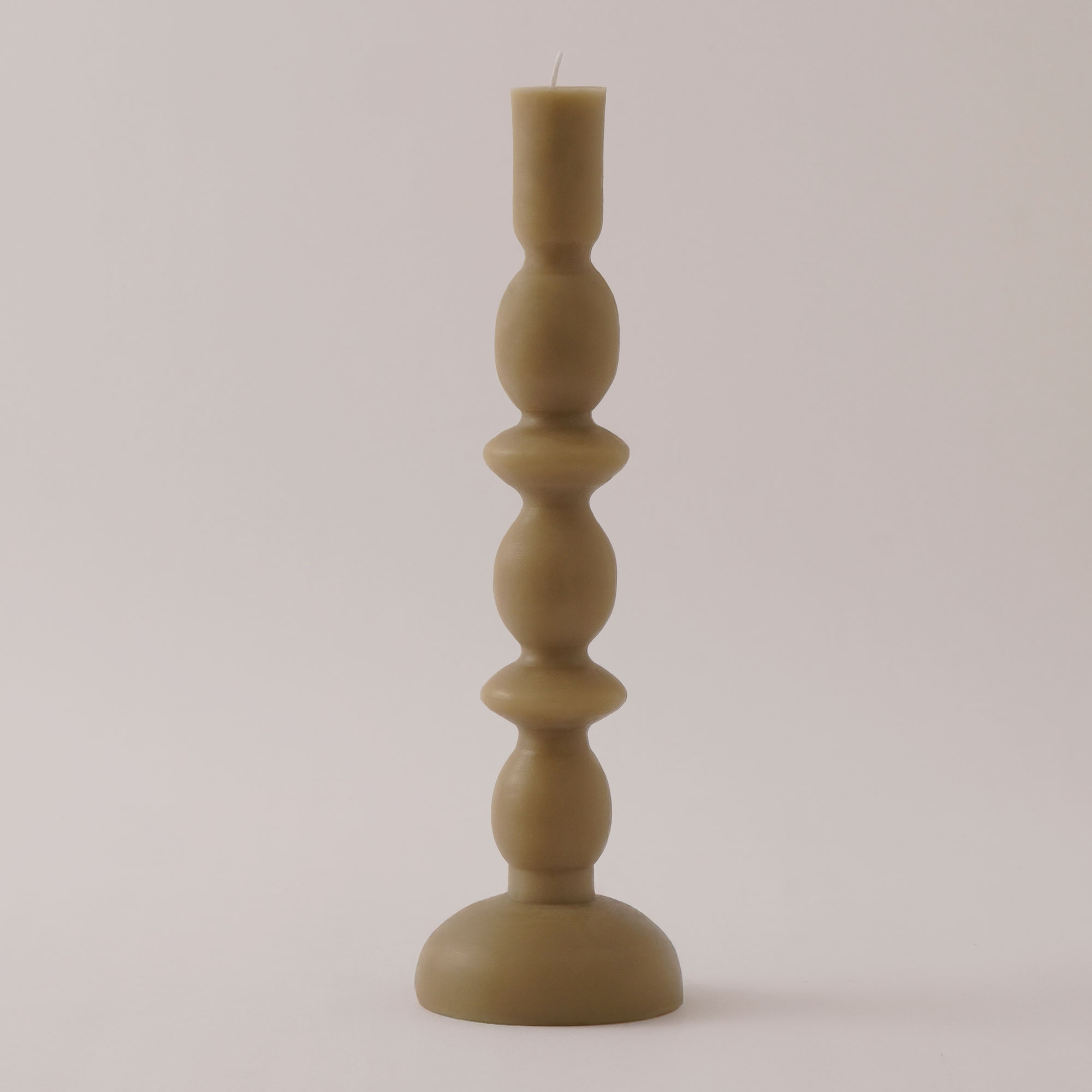 Homez Soya Wax Fade Candle, Beige 9*29Cm