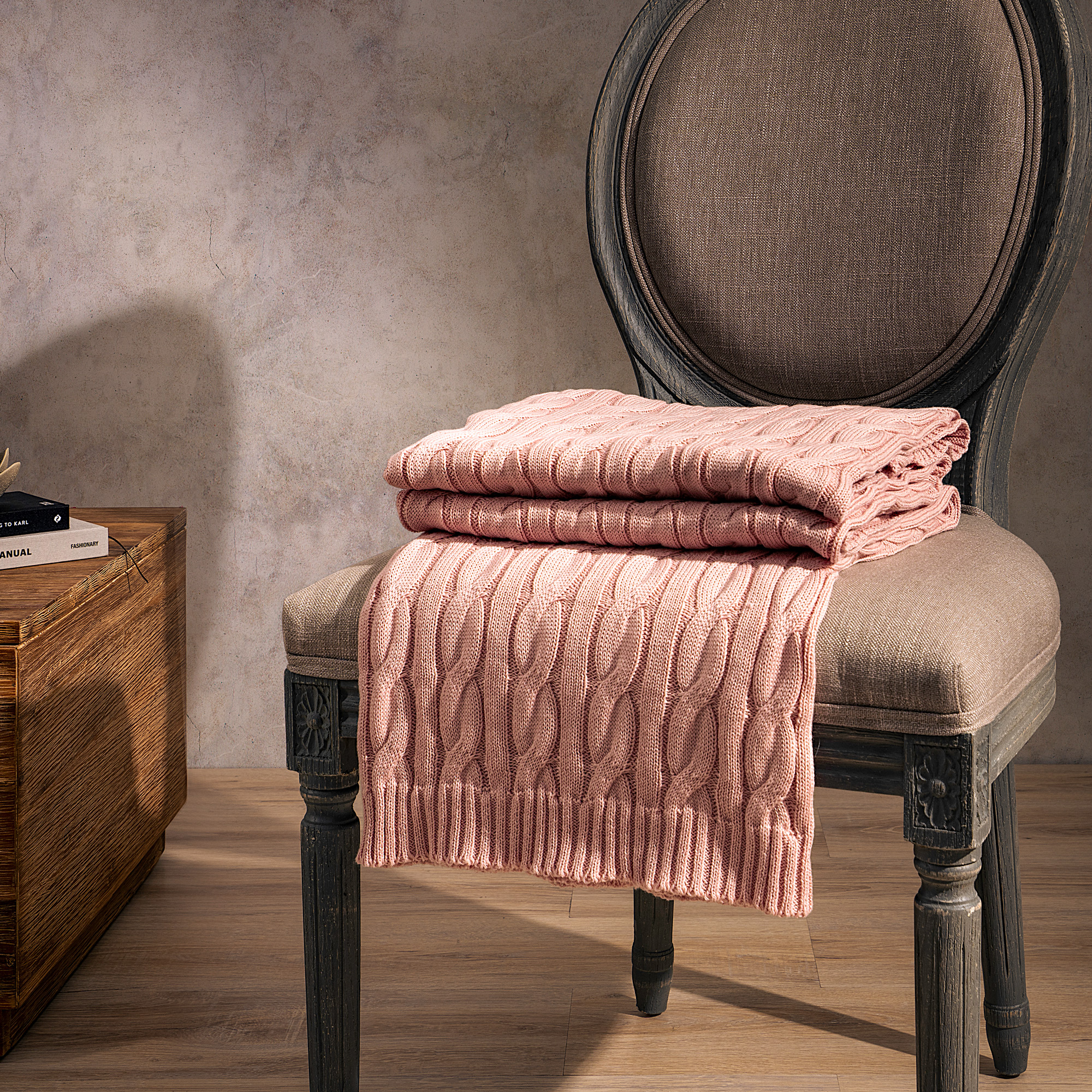 

Cotton Knitted Throw