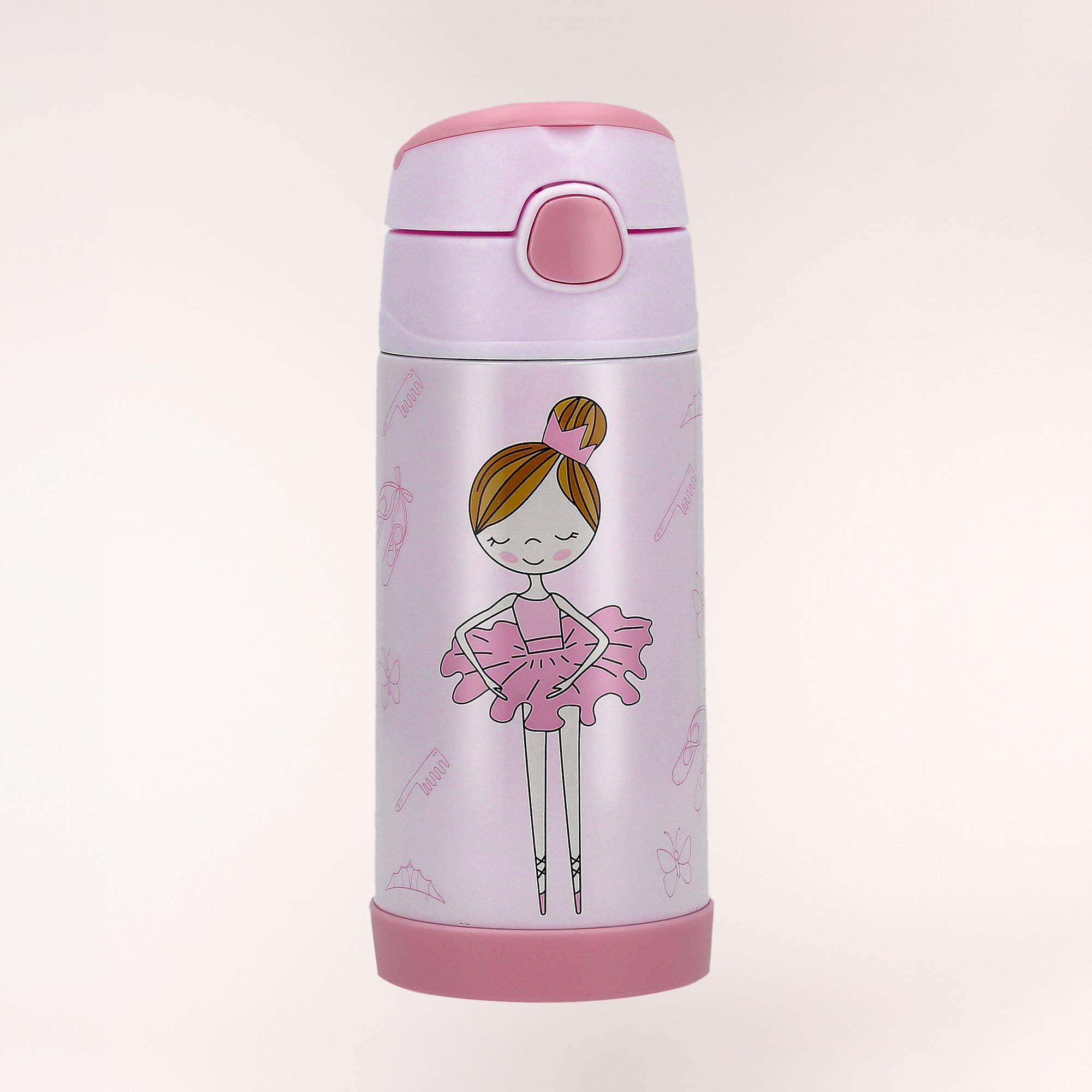 

Ballerina print stainless steel water bottle 350ml
