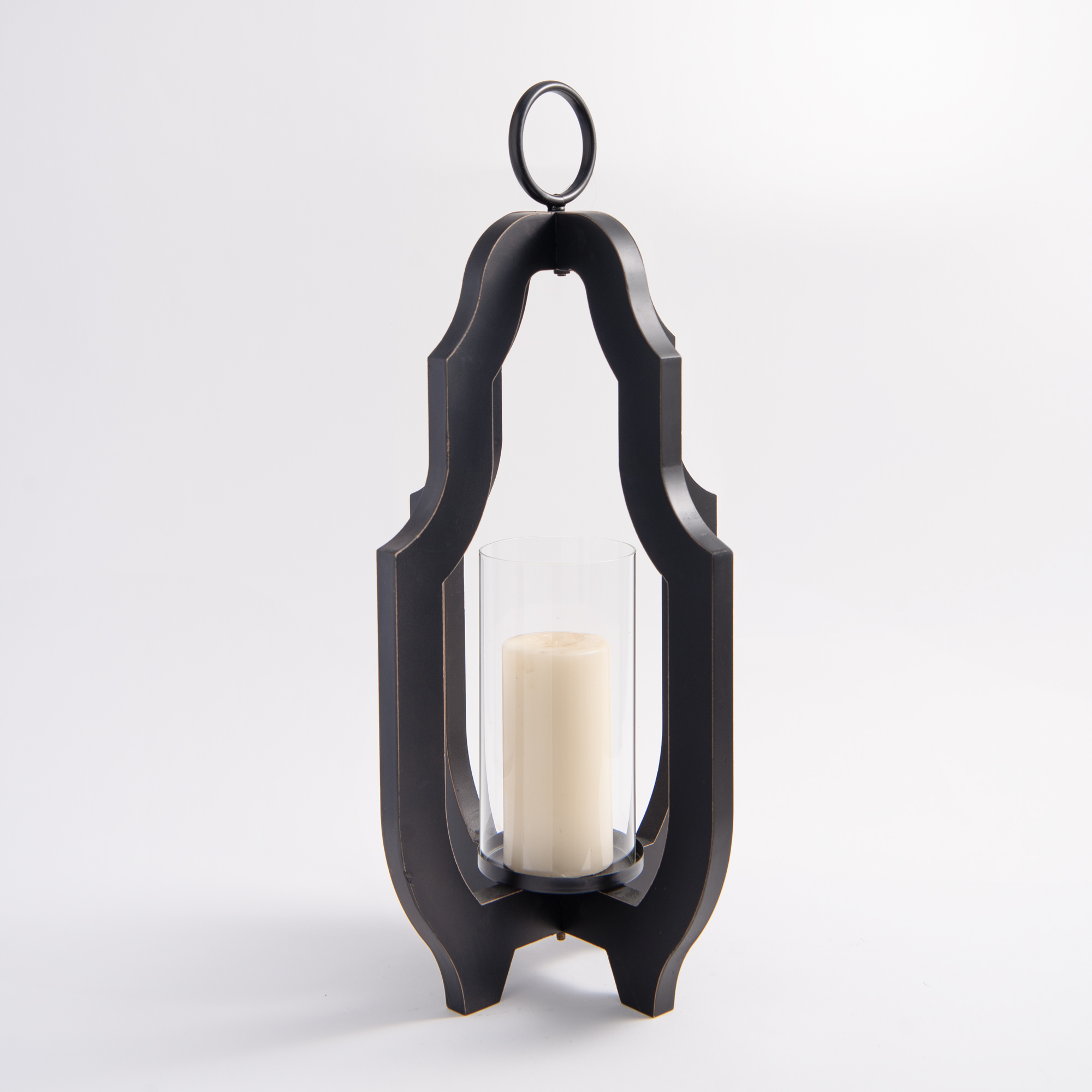 

Black lantern 28*28*56 cm