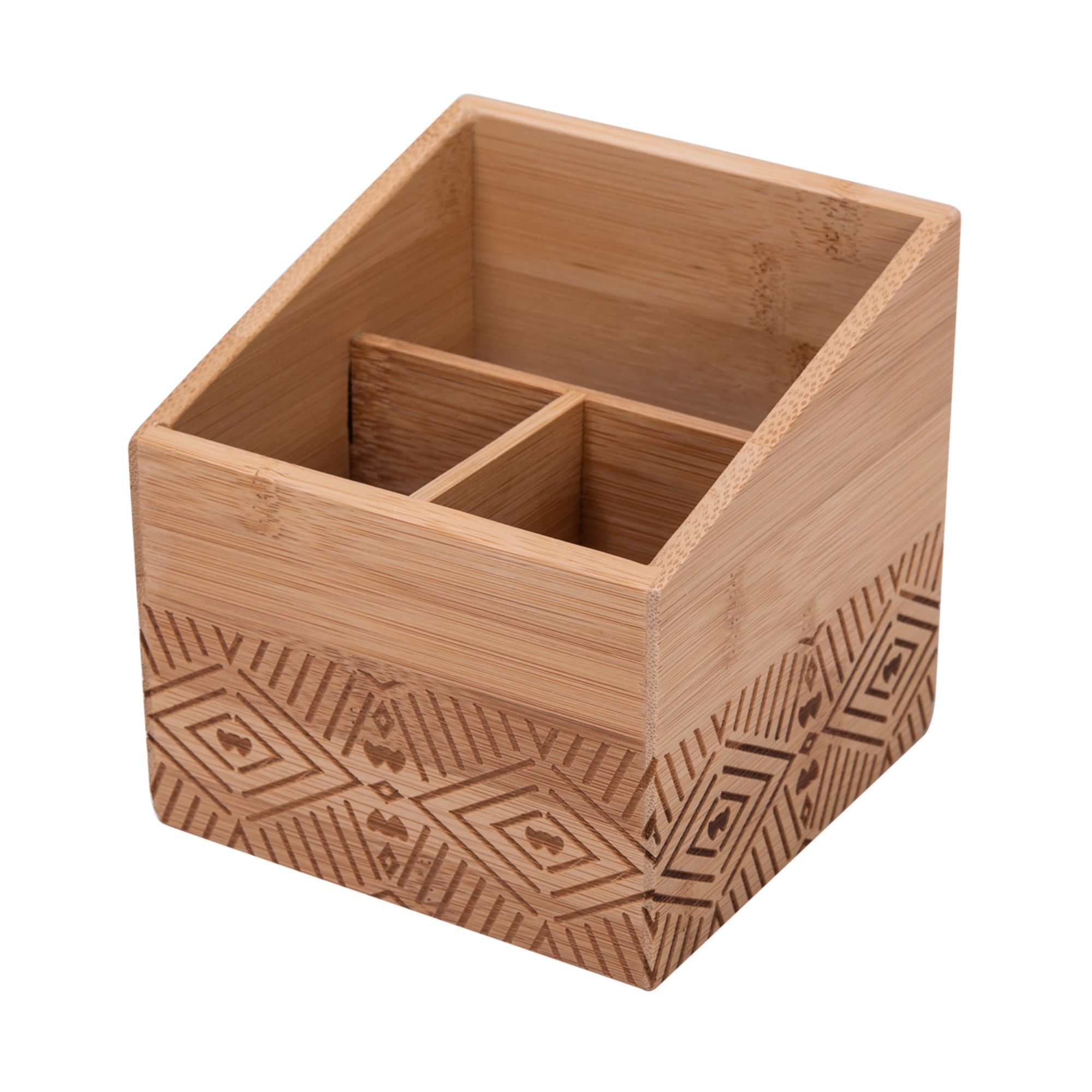 

Bamboo Carved Utensil Box
