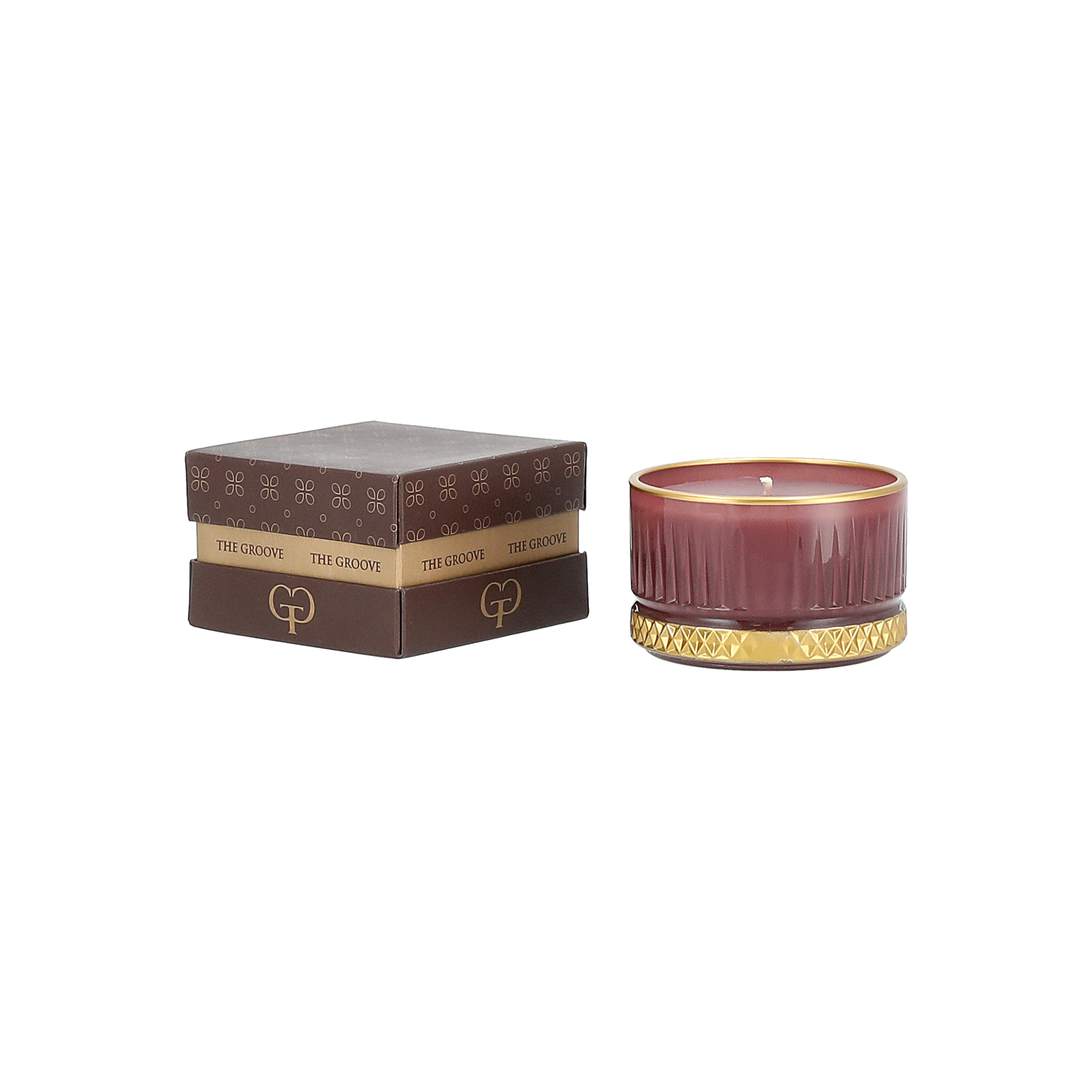 

Gloria gold candle 9*5.5 Cm Rose