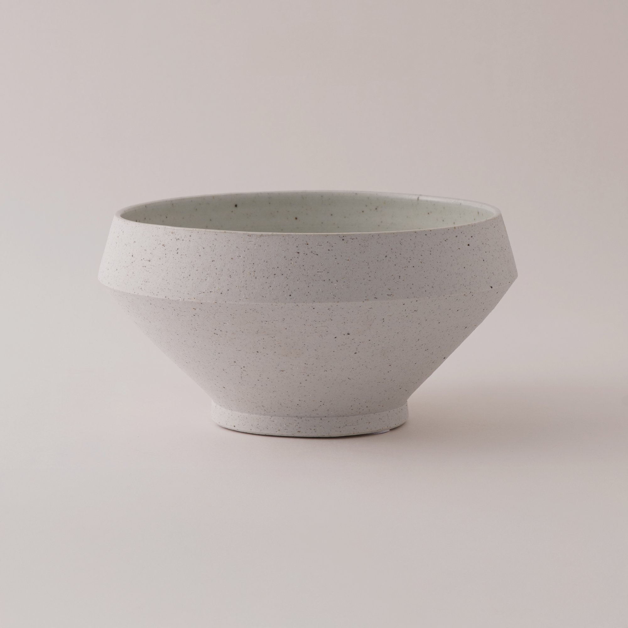 Homez Ceramic Decor Pot, Beige 25.5*25.5*13 Cm