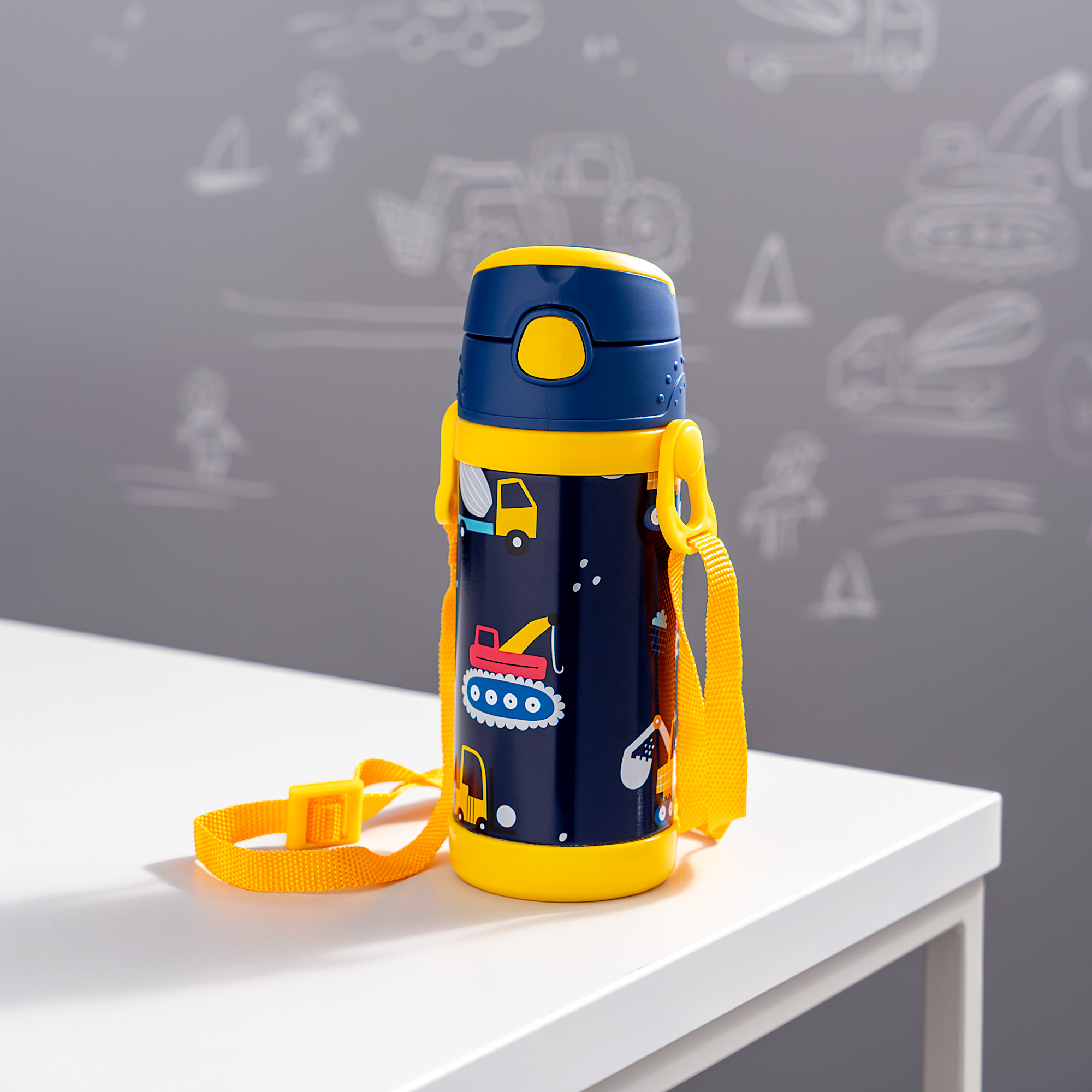 

Stainless Steel Water Bottle 350Ml Tractor