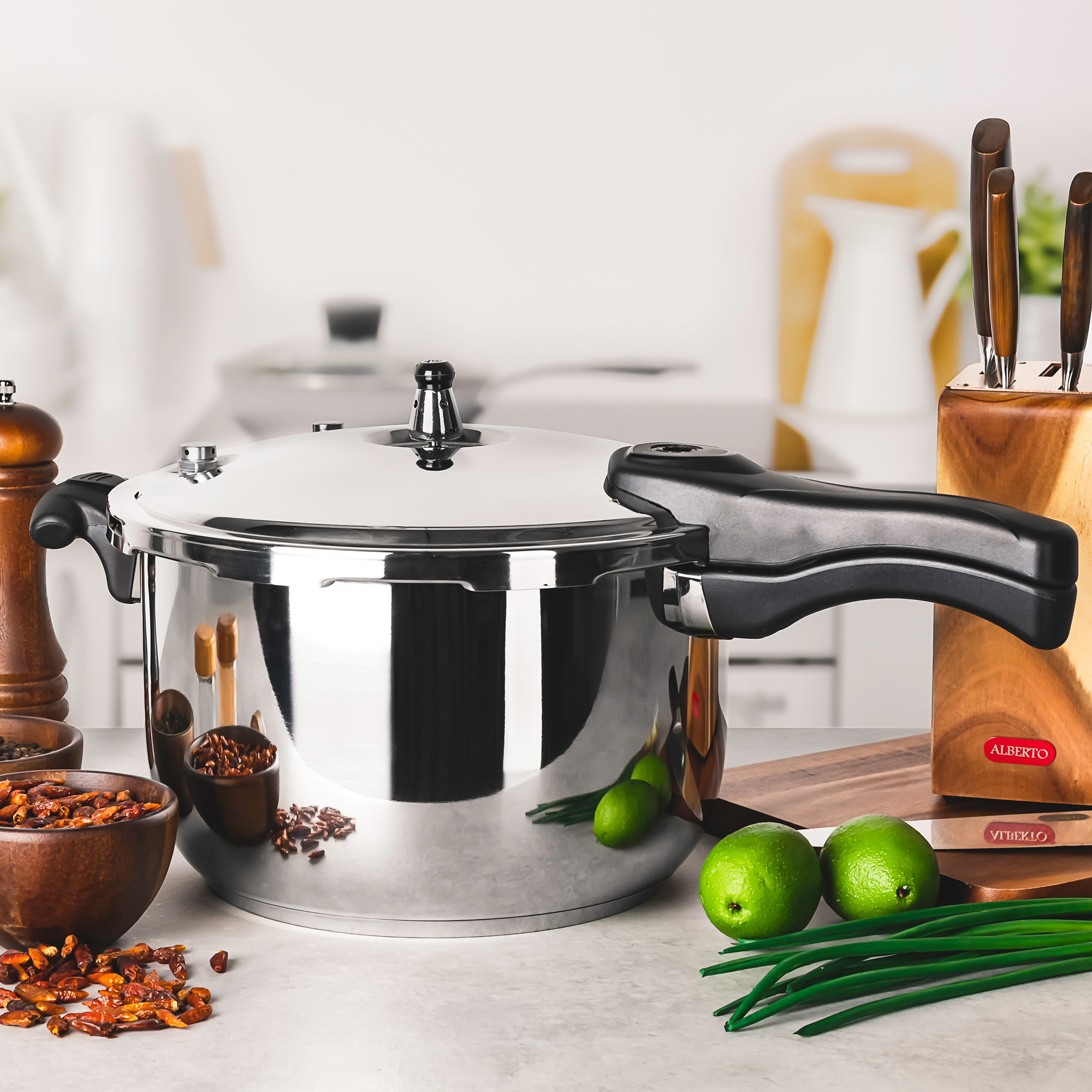 Buy Stainless Steel Pressure Cooker 8 L Online Nice