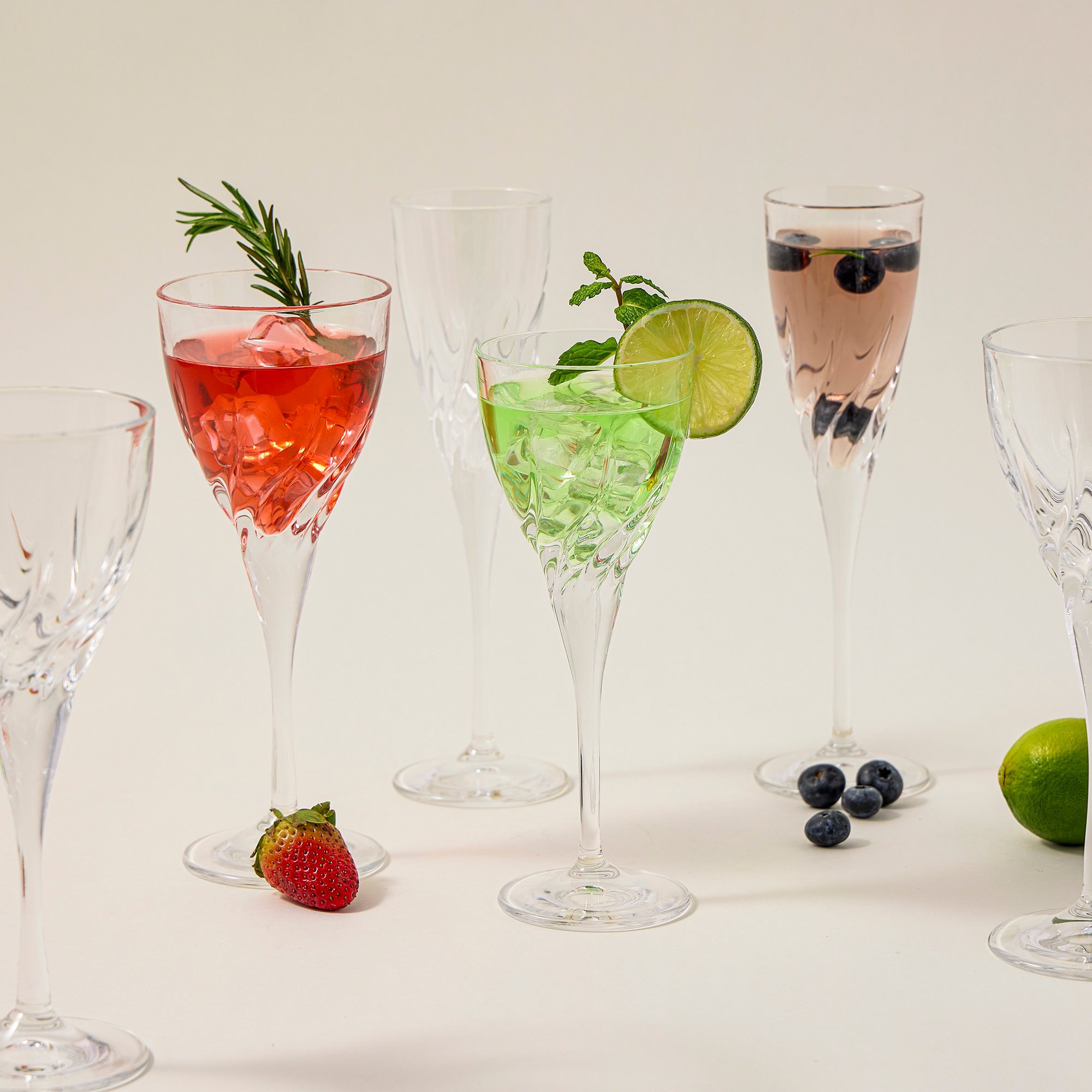 

Rcr 18 Pcs Crystal Juice Goblets Trix