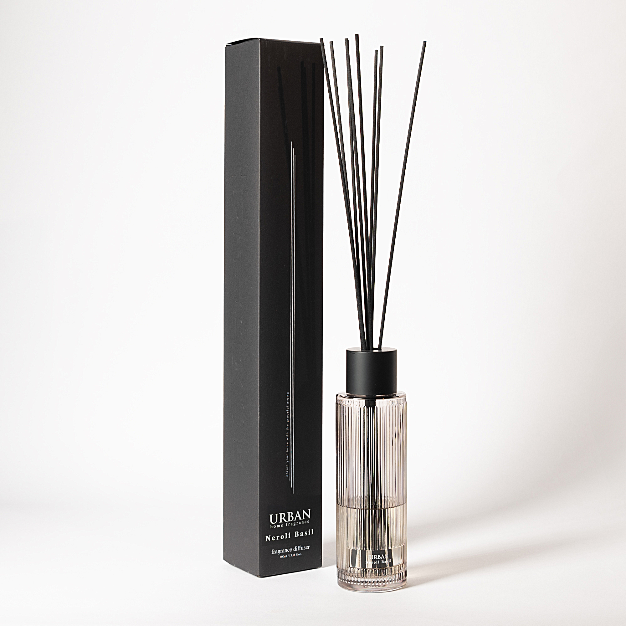 

Neroli Basil diffuser with fiber sticks set 430ml