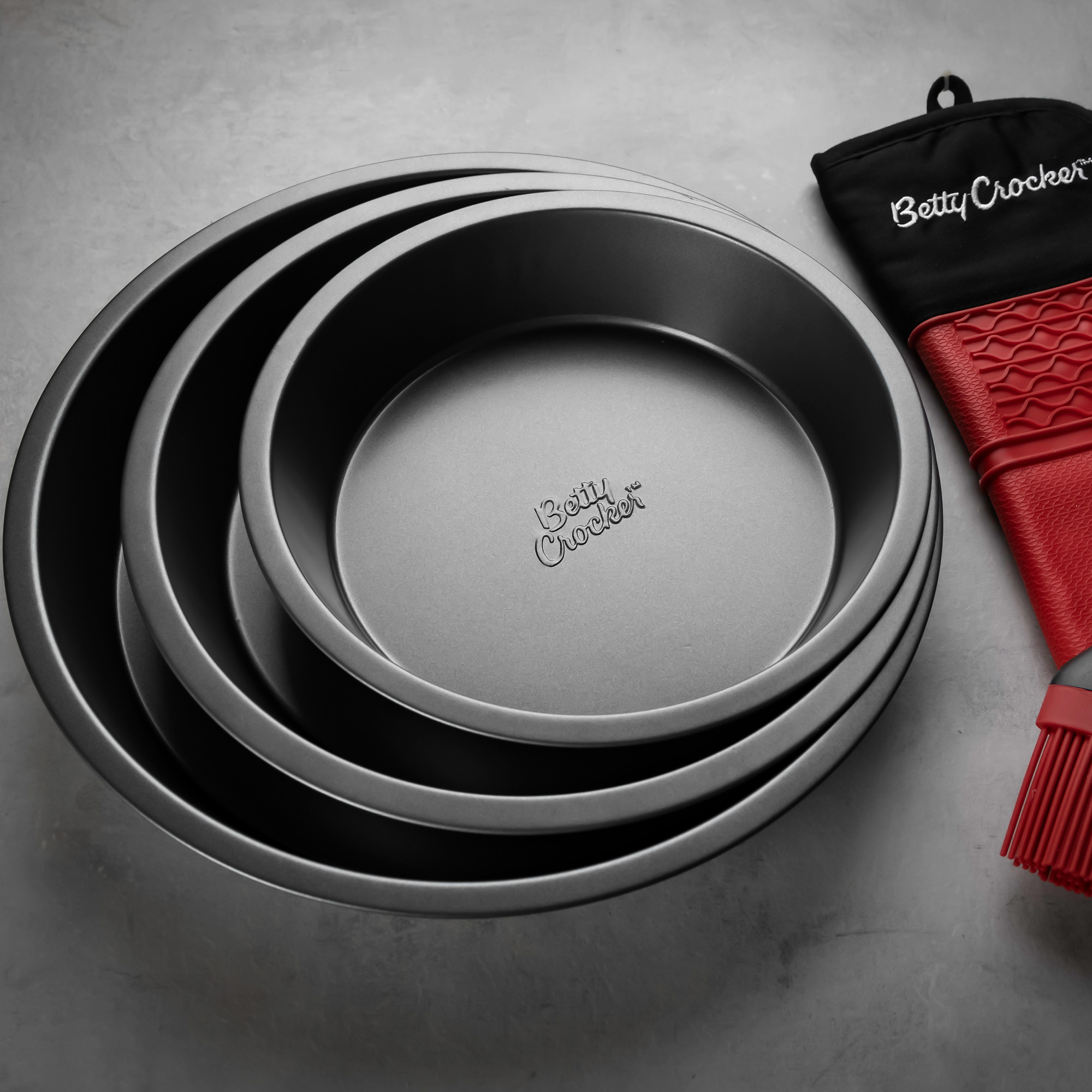 

Betty Crocker Nonstick 3Pcs Baking Pans