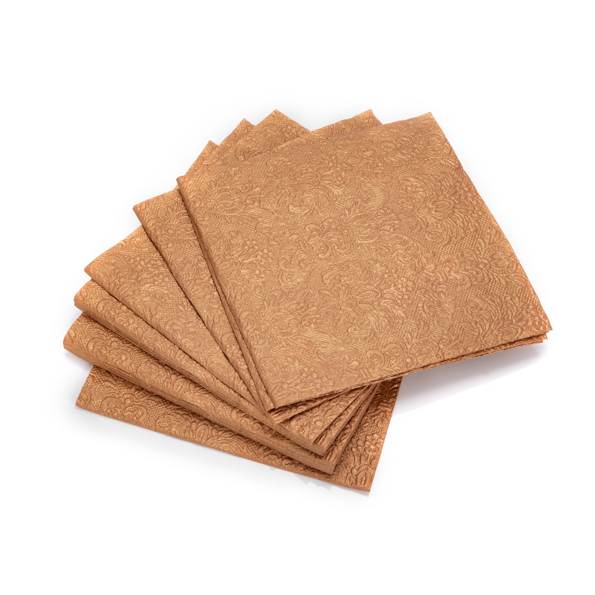 

Elegance Serving Napkins Paper Square Bronze