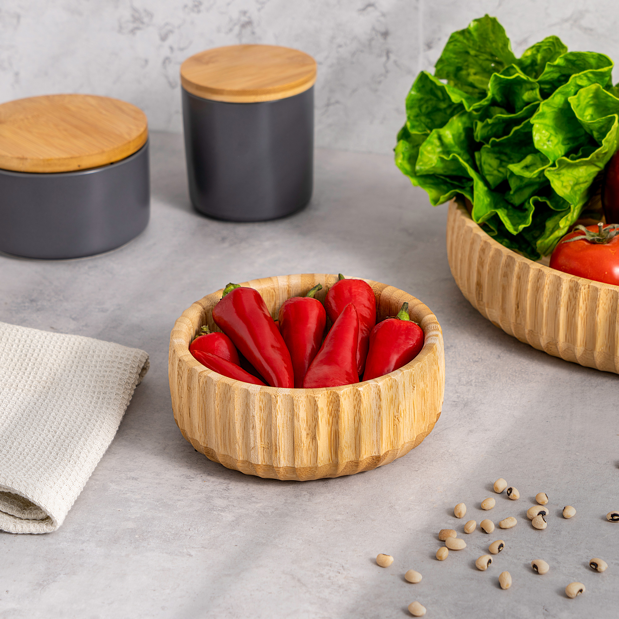 

Bamboo bowl 15*6 cm