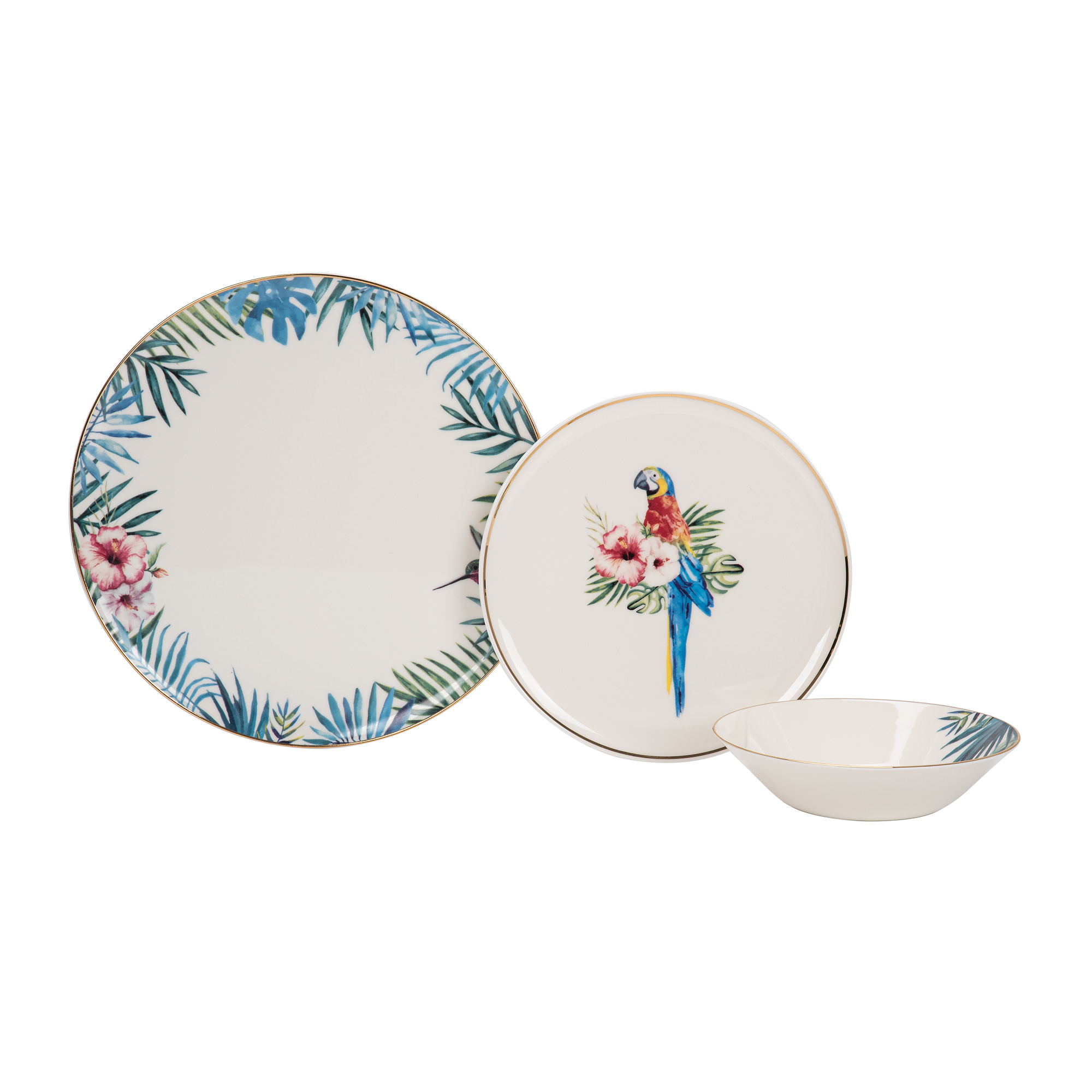 

Porland 18 Pcs Dinner Set Serve 6 Persons,Exotic