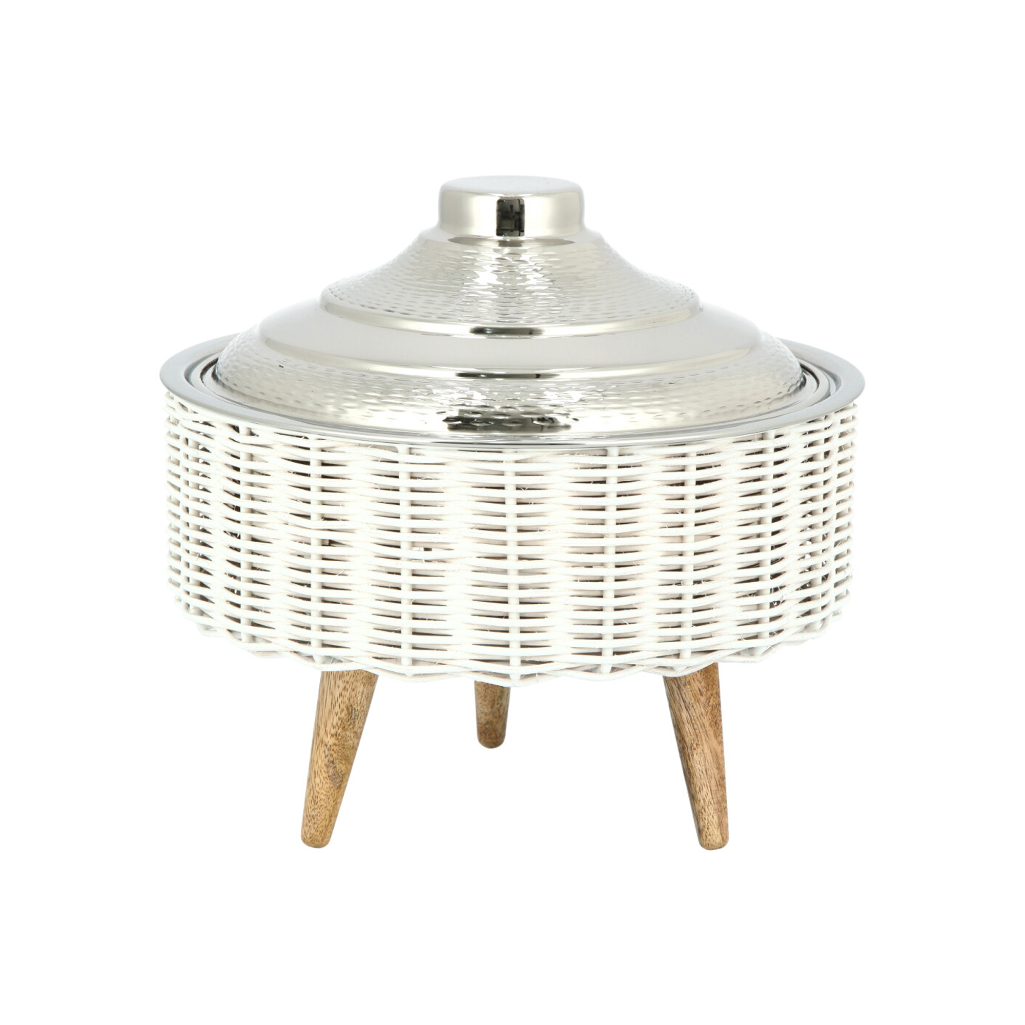 

Large Bamboo Basket With Jar Nickle
