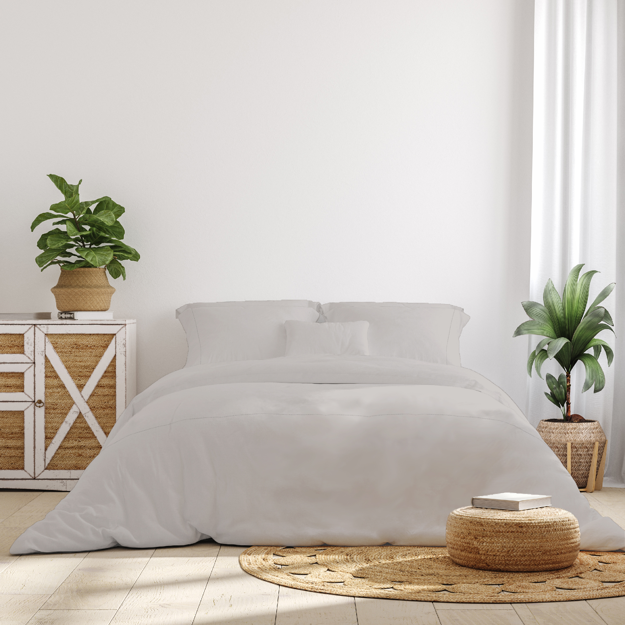 

Boutique blanche 500tc egyptian cotton super king duvet set 260*220 cm violet