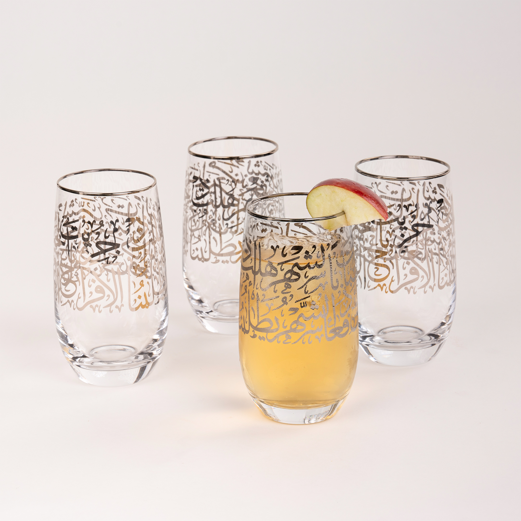 

Misk 4 Pieces Glass Tumblers Hiball
