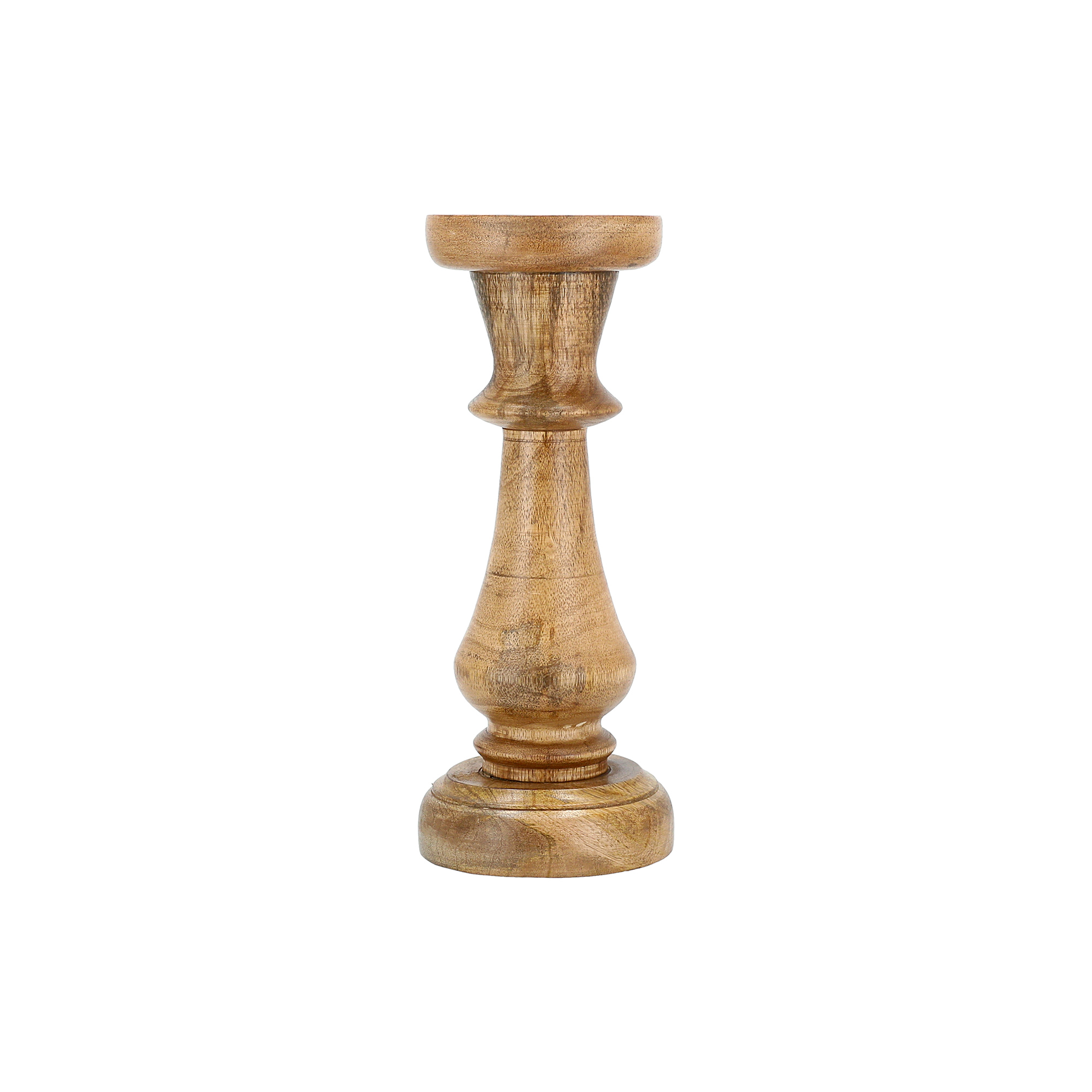 

Tapper Candle Holder Wood 11.3*25.6 cm