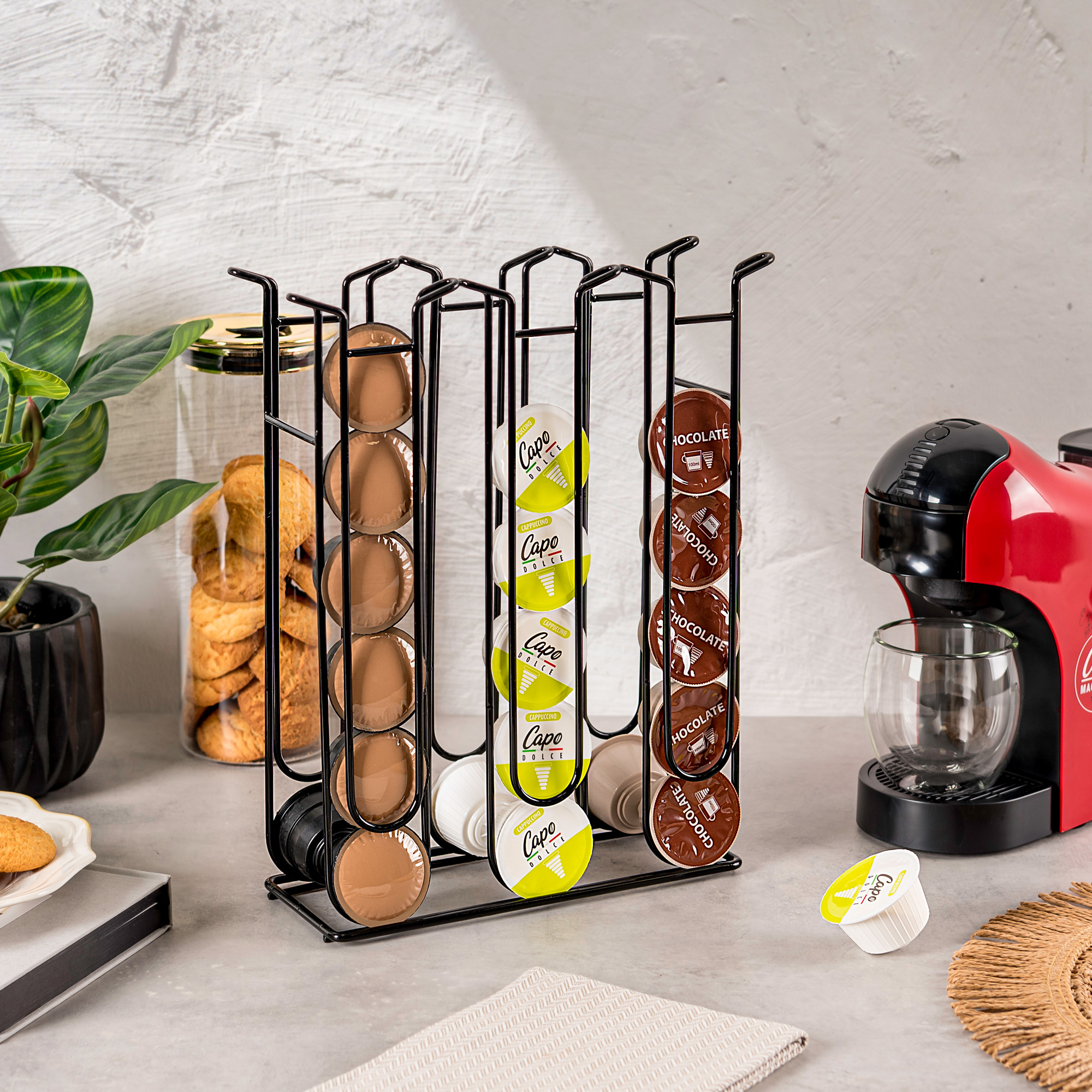 

Capsule Stand D Black