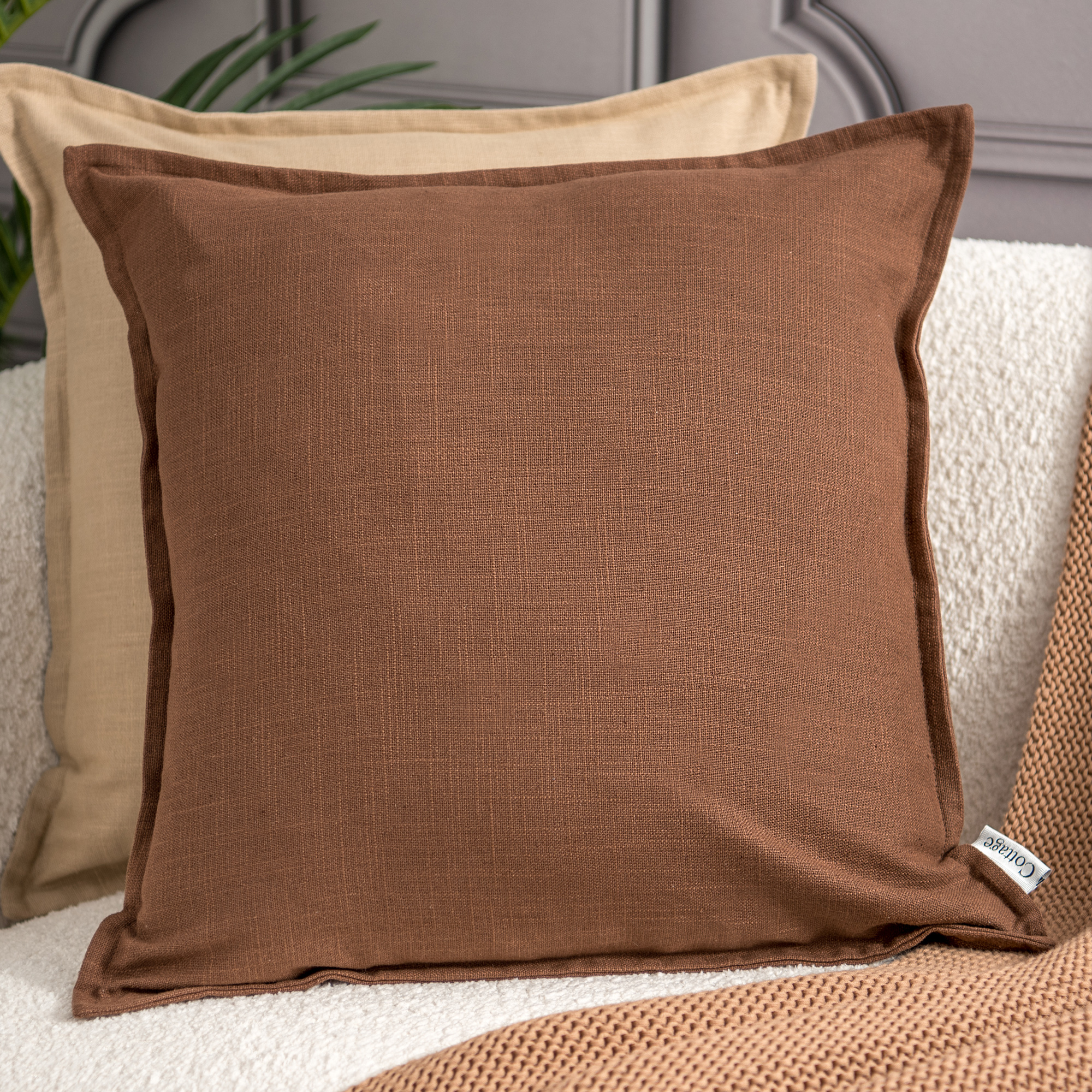 

Plain Cotton Cushion 50*50 cm