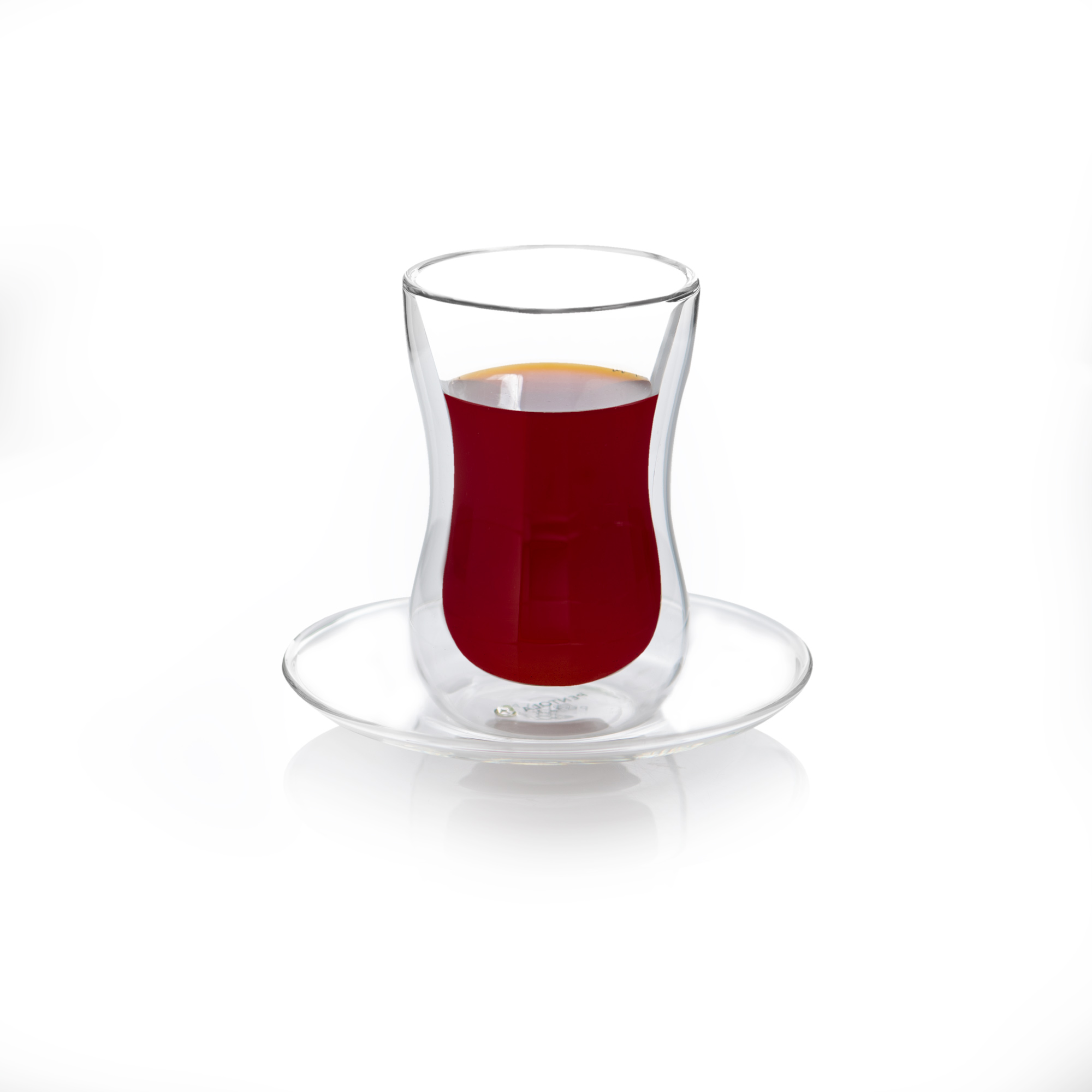 

12 Piece Glass Double Wall Arabic Tea And Coffee Set Plain Veer