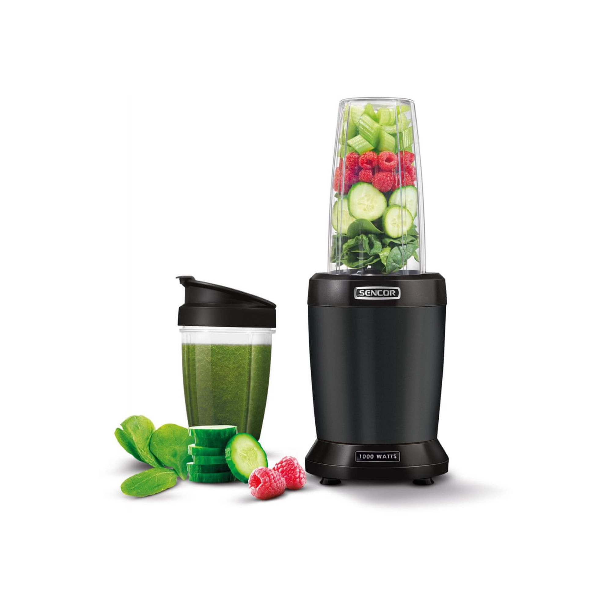 

Sencor tritan black 1000W nutri blender, 1.2L& 0.8L