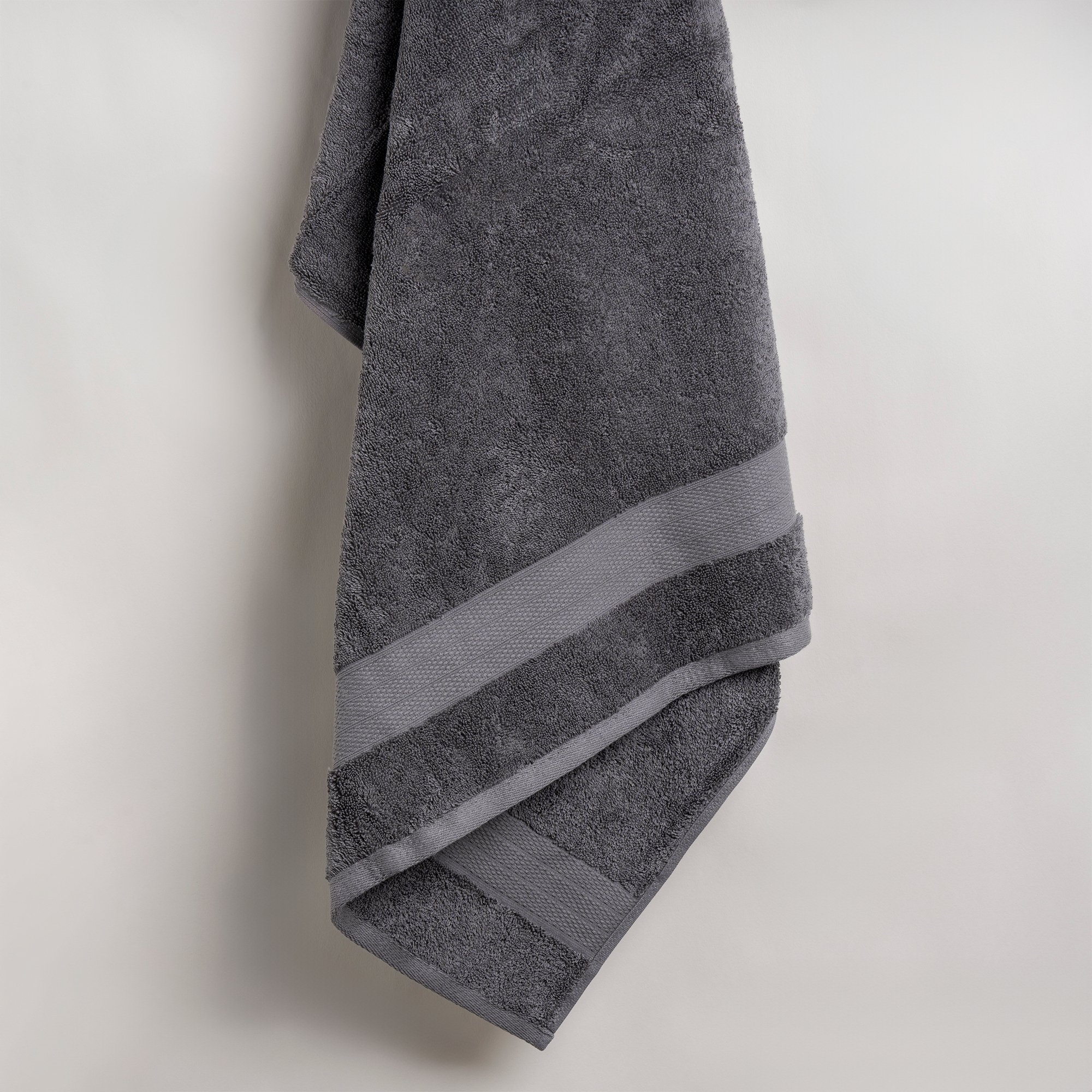 

100% egyptian cotton hand towel, gray 50*100 cm