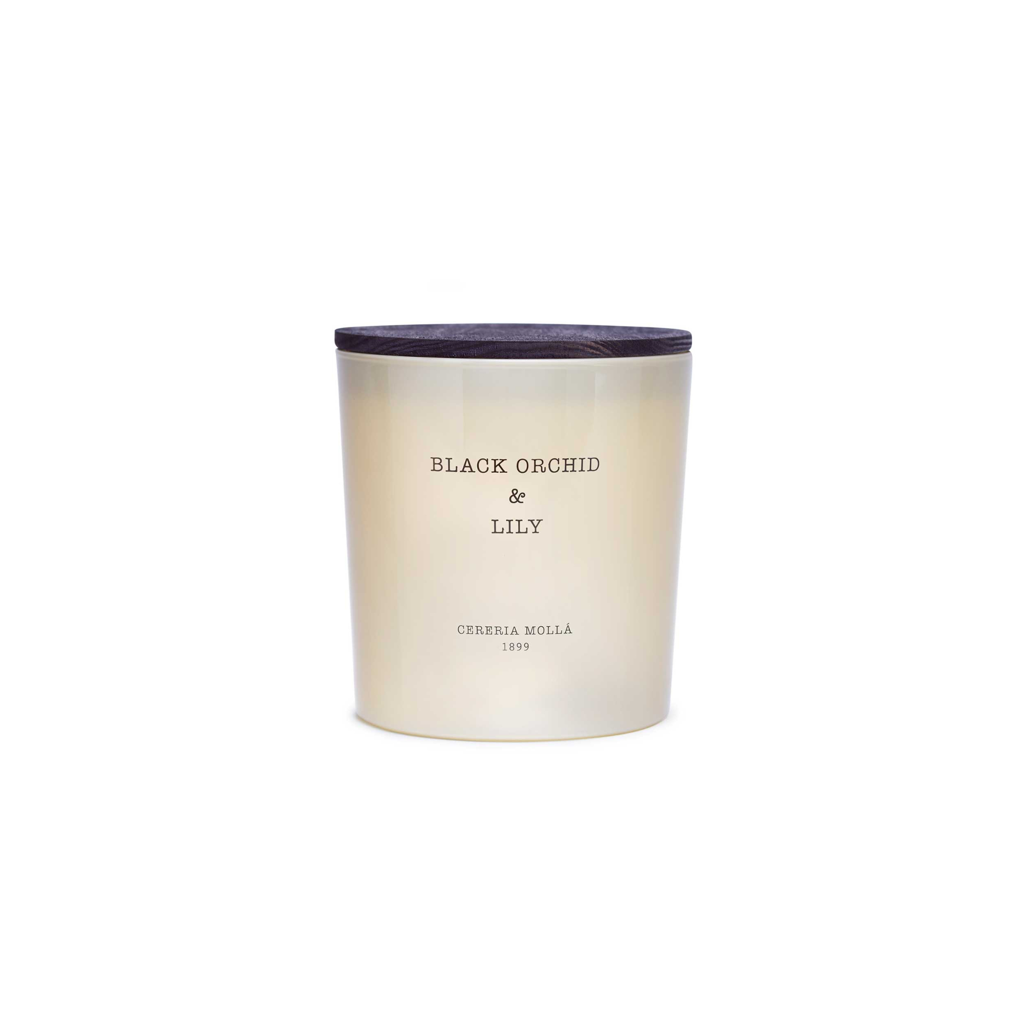 

3 wick black orchid & lily scented jar candle 600 g