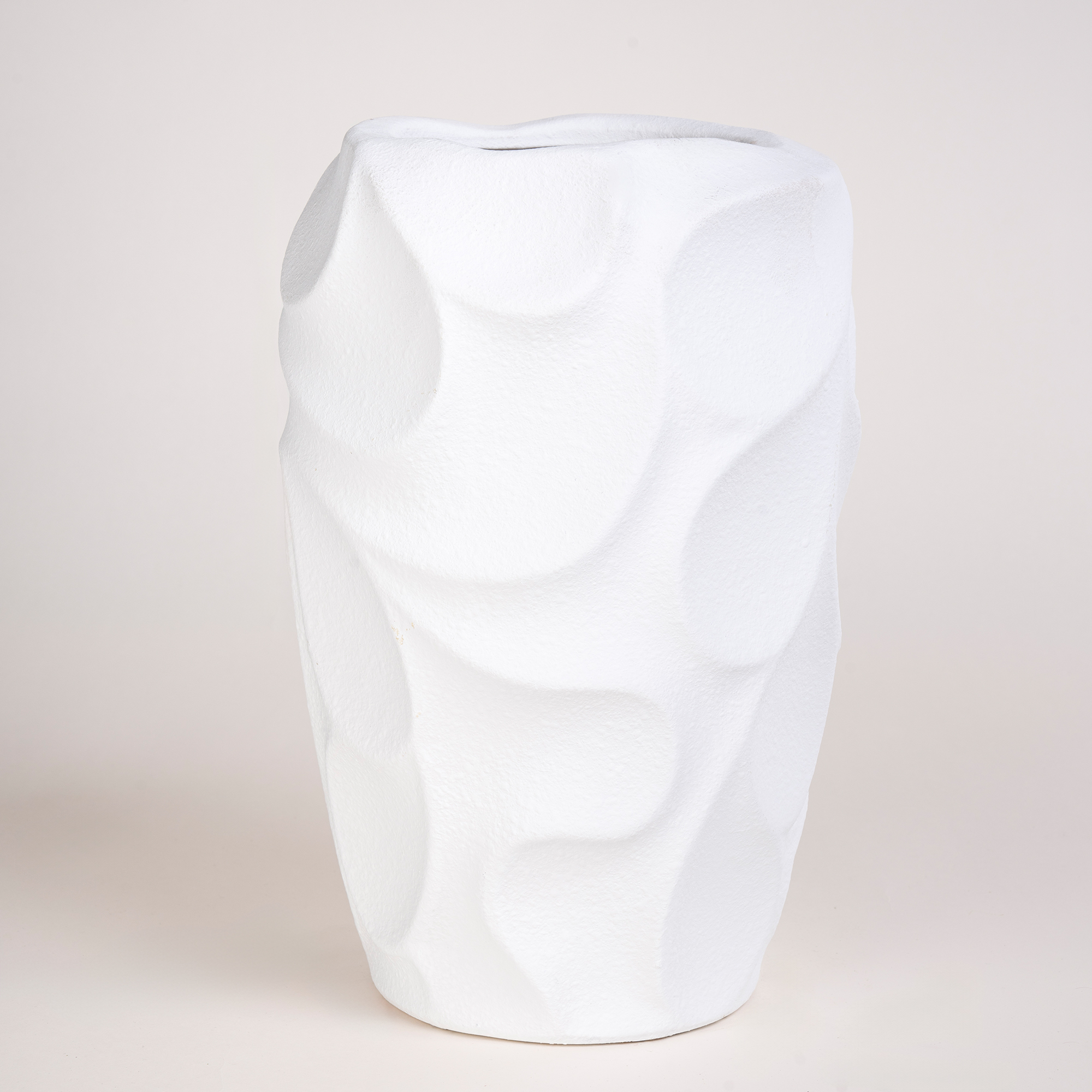 

Homez off white ceramic vase 24*24*37 cm