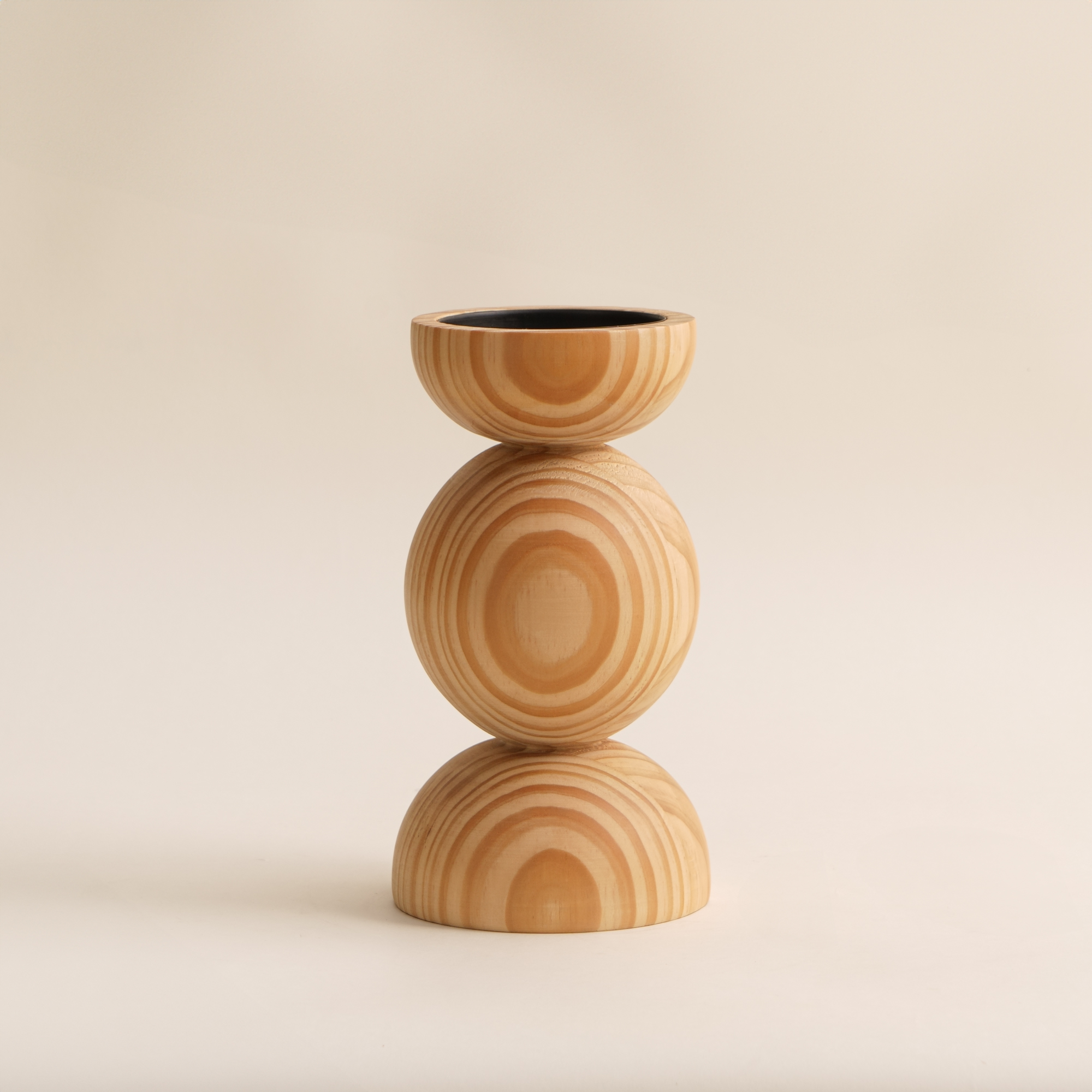 

Homez wooden resin candle holder 13*13*23.8 cm