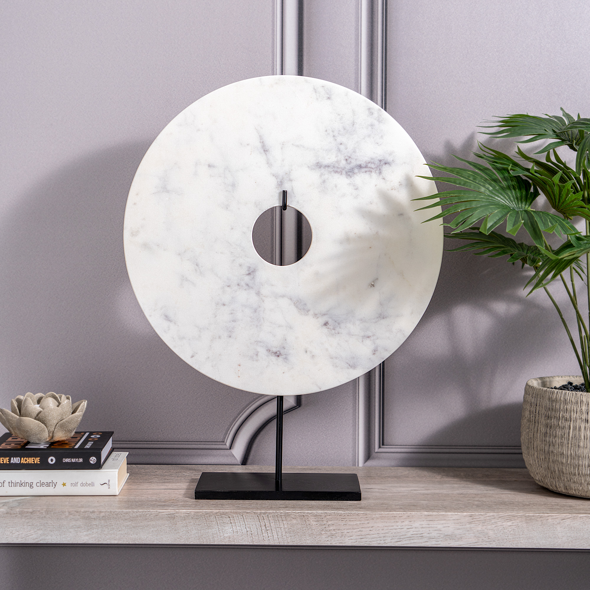 

Home Accent Marble And Metal 40*10*52 cm