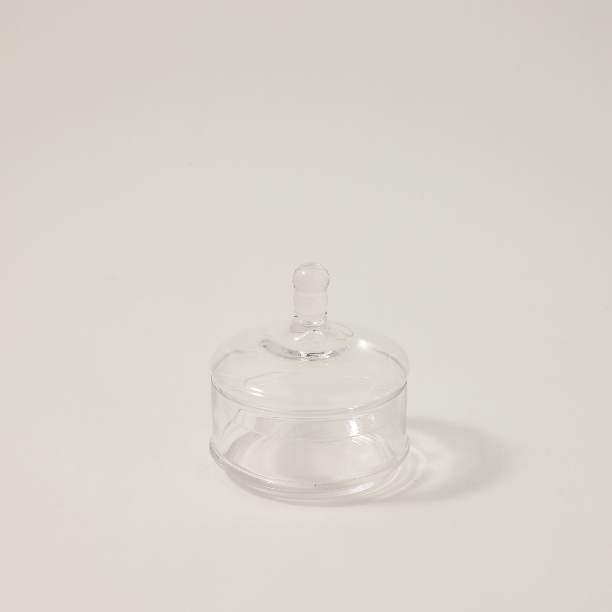 

Alberto transparent glass candy jar with lid 12*13 cm