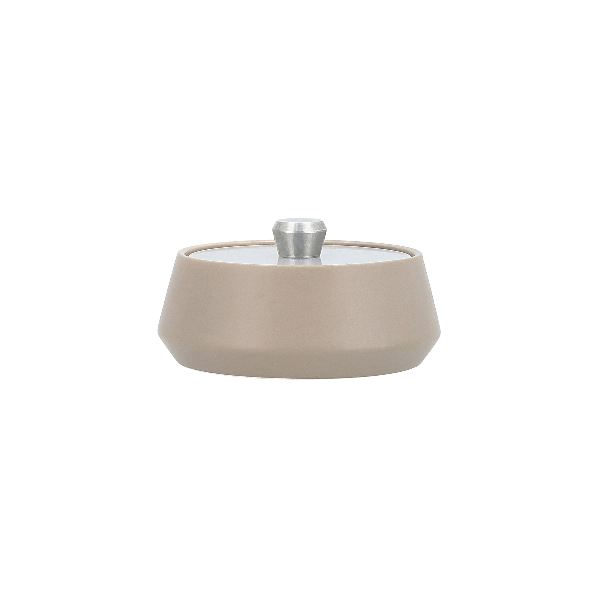 

Dallaty beige porcelain date bowl with lid 15.5*15.5*10 cm