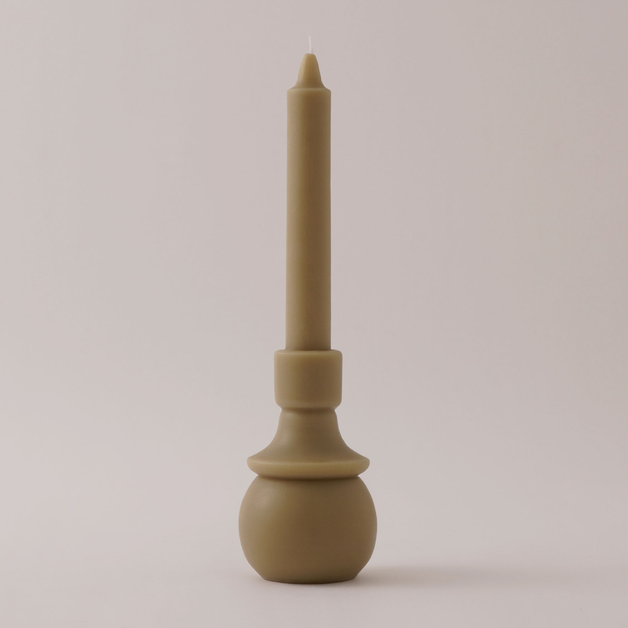 Homez Soya Wax Mono Candle, Beige 8*30Cm