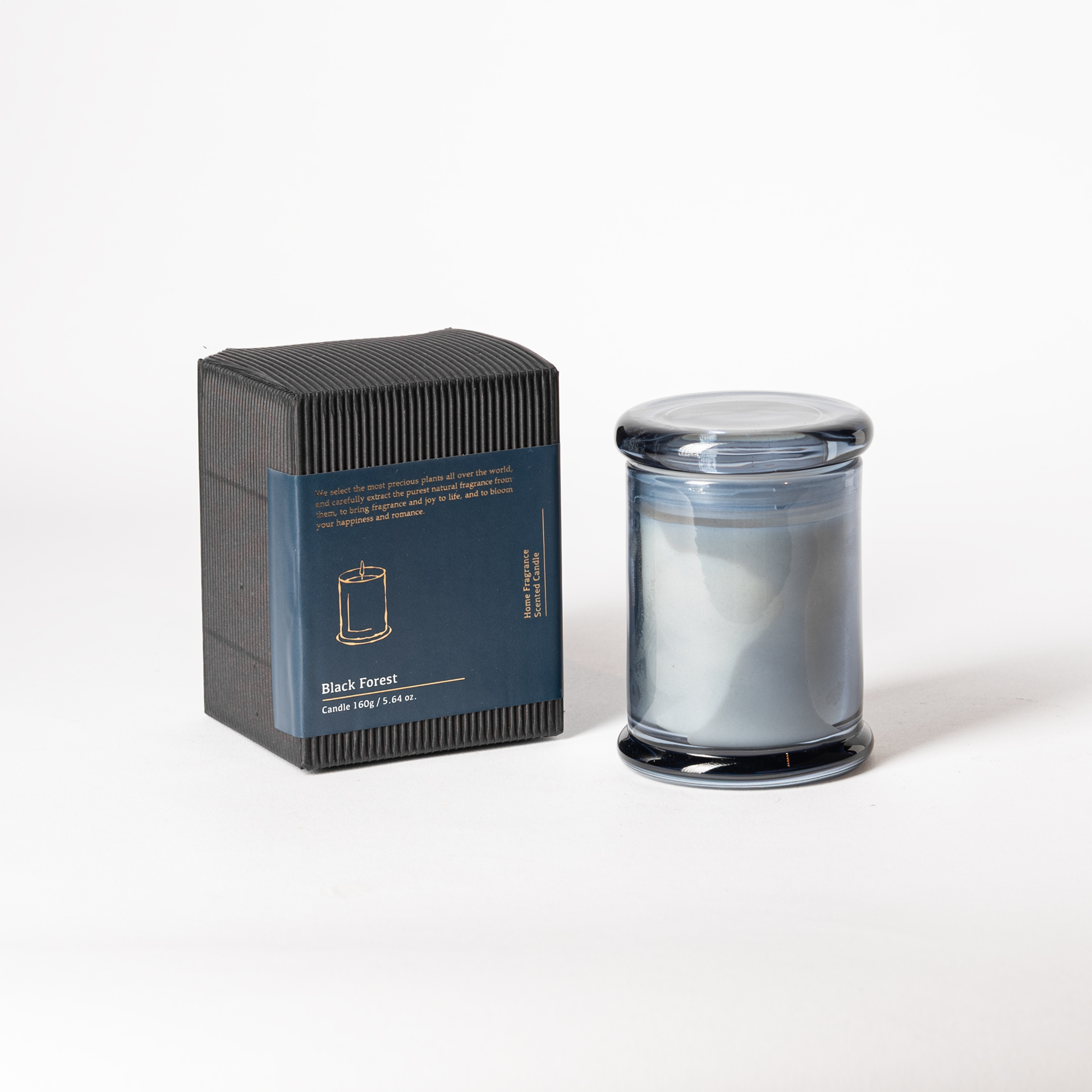 

Black forest scented candle in a jar 160g