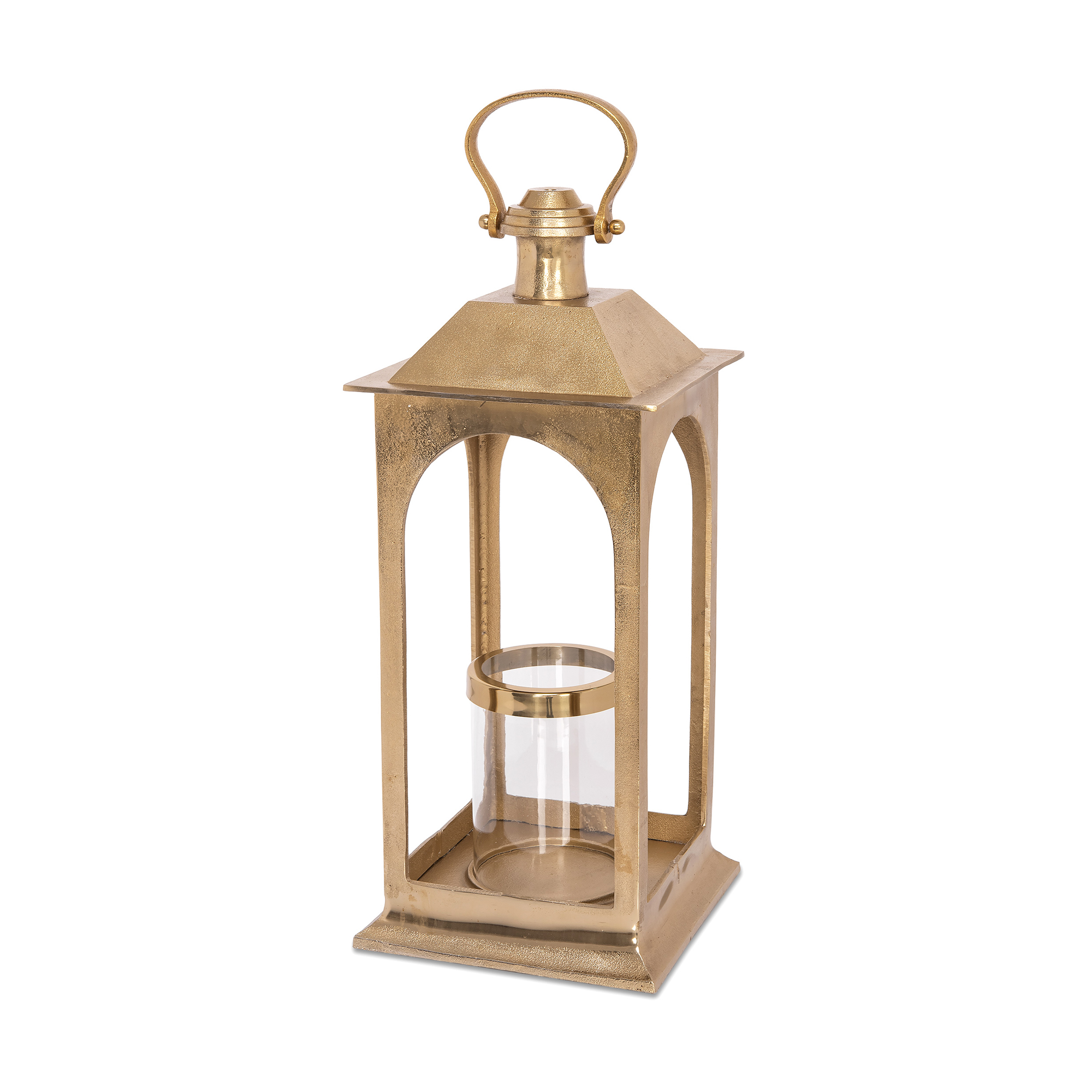 

Aluminum Lantern 25*25*61 Cm